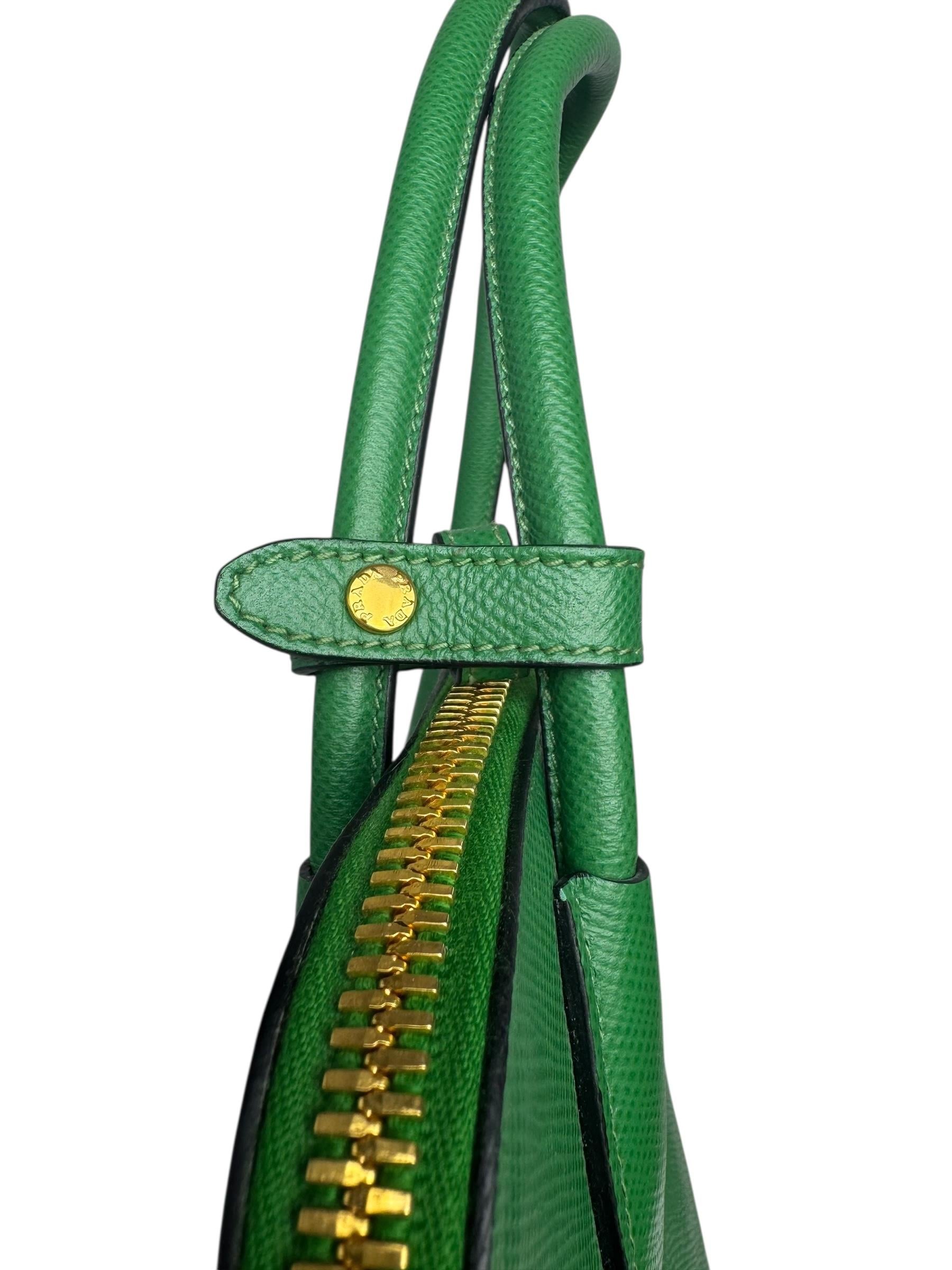 PRADA SAFFIANO LEATHER DOME BAG