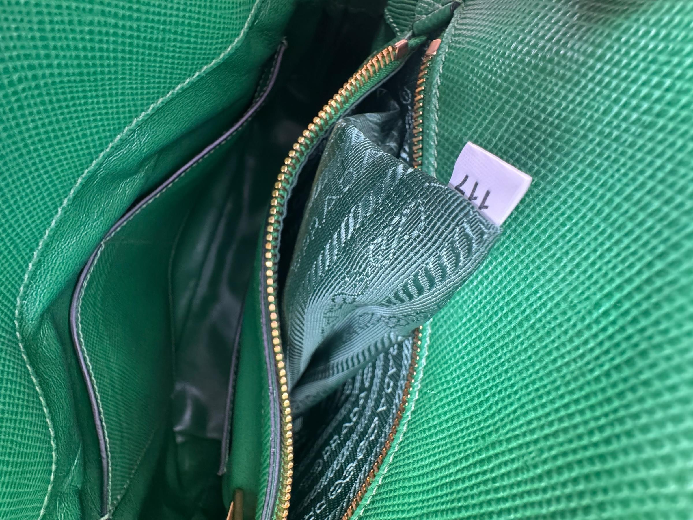 PRADA SAFFIANO LEATHER DOME BAG