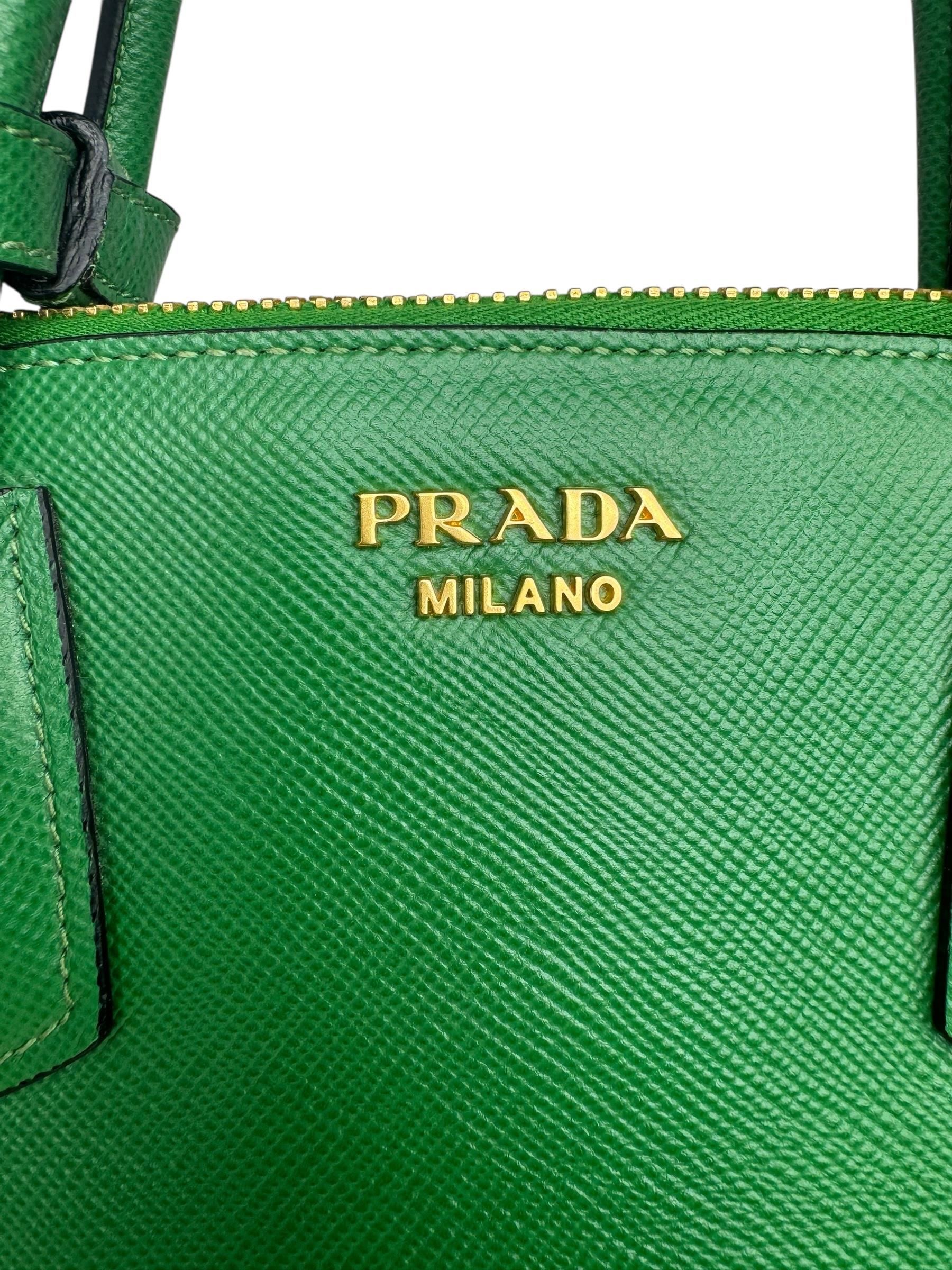 PRADA SAFFIANO LEATHER DOME BAG