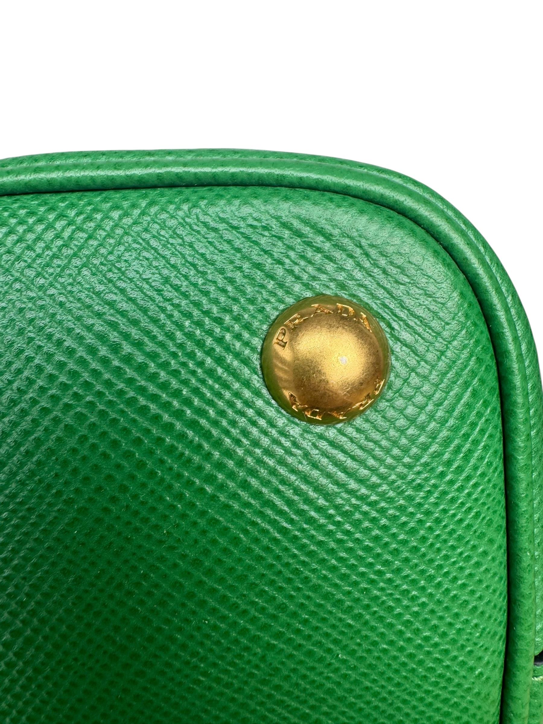 PRADA SAFFIANO LEATHER DOME BAG