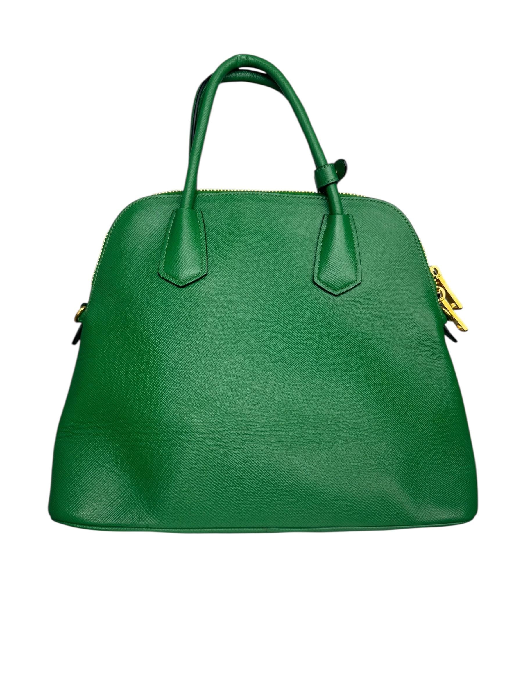 PRADA SAFFIANO LEATHER DOME BAG