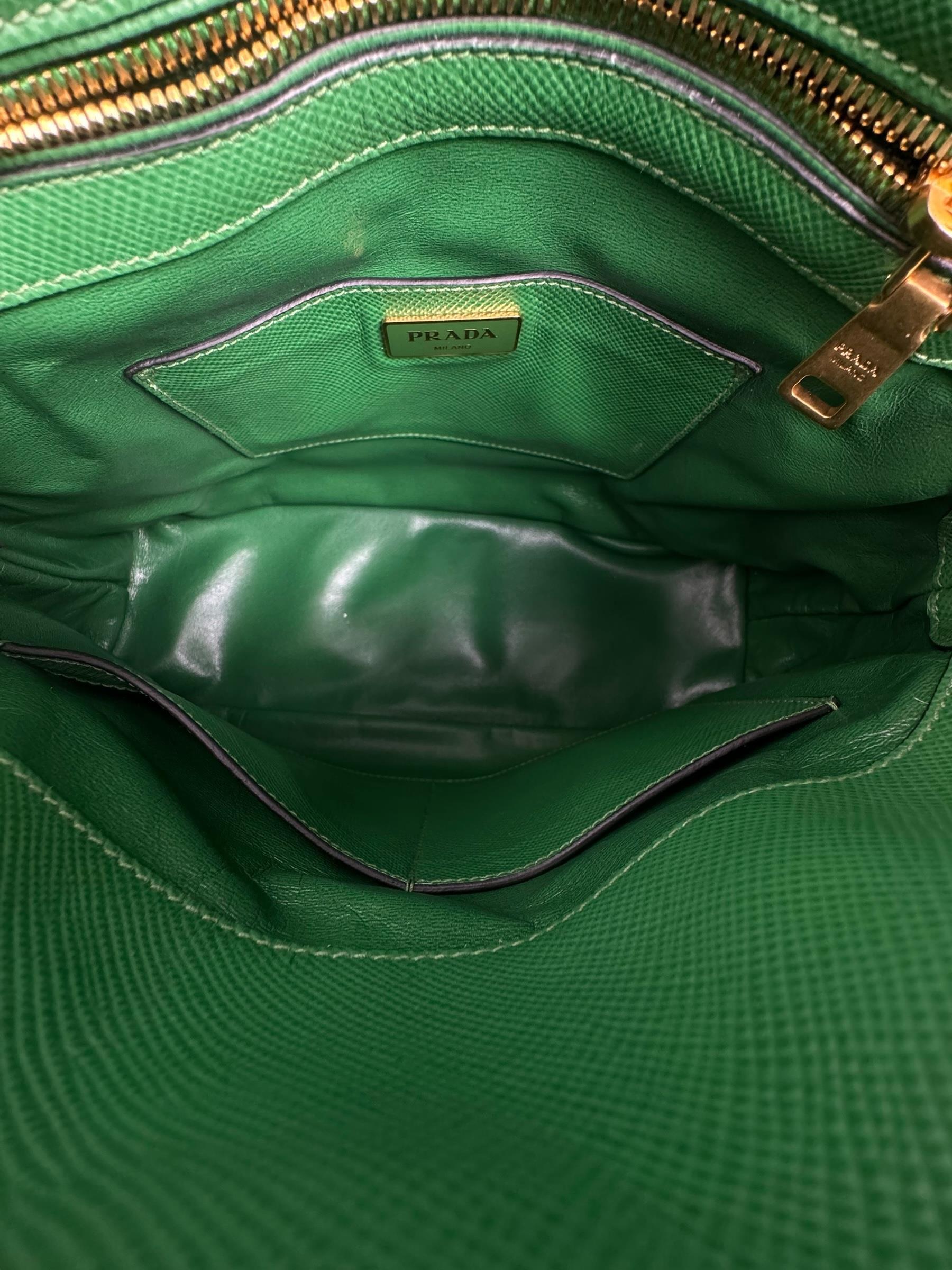 PRADA SAFFIANO LEATHER DOME BAG
