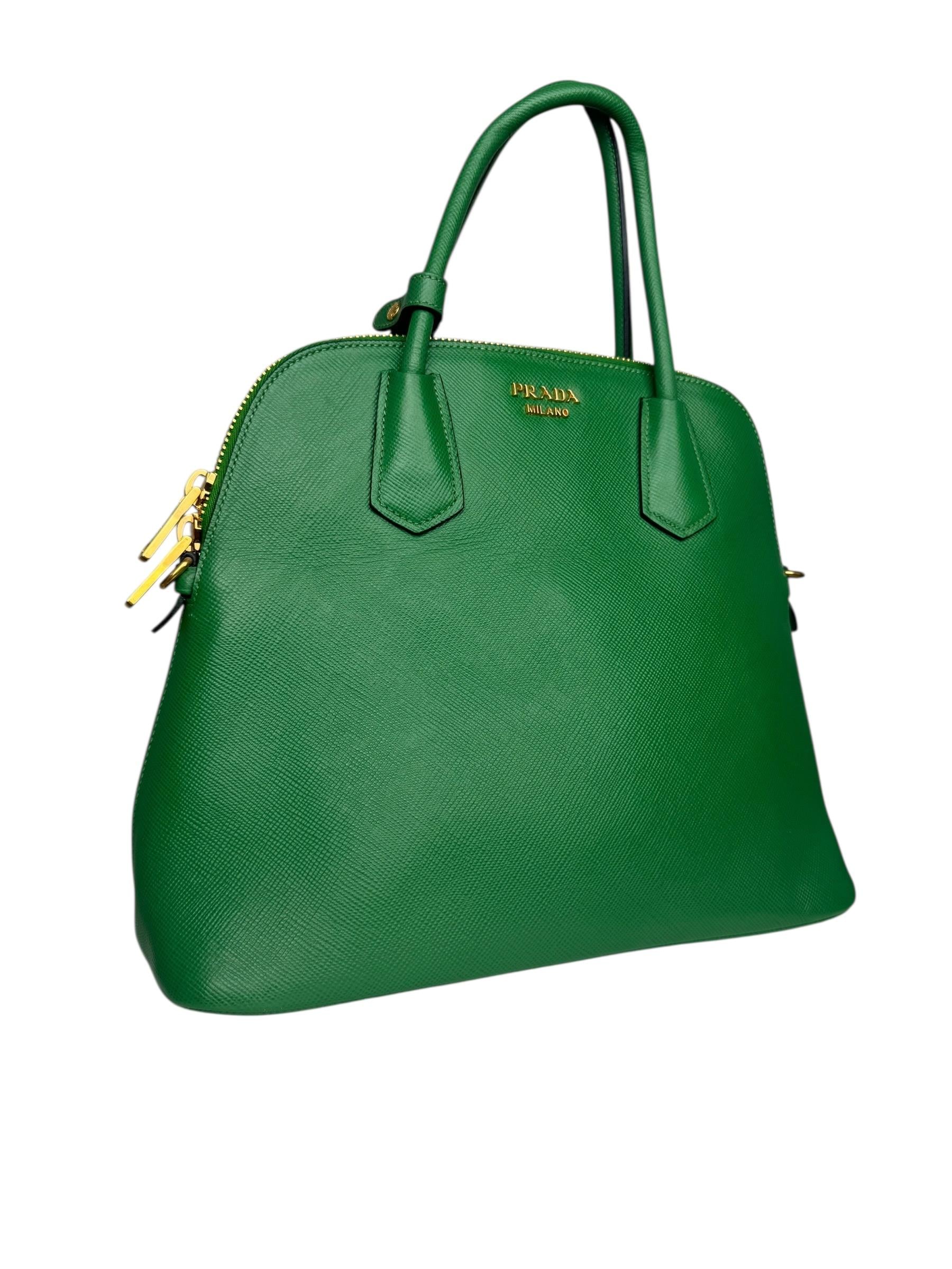 PRADA SAFFIANO LEATHER DOME BAG