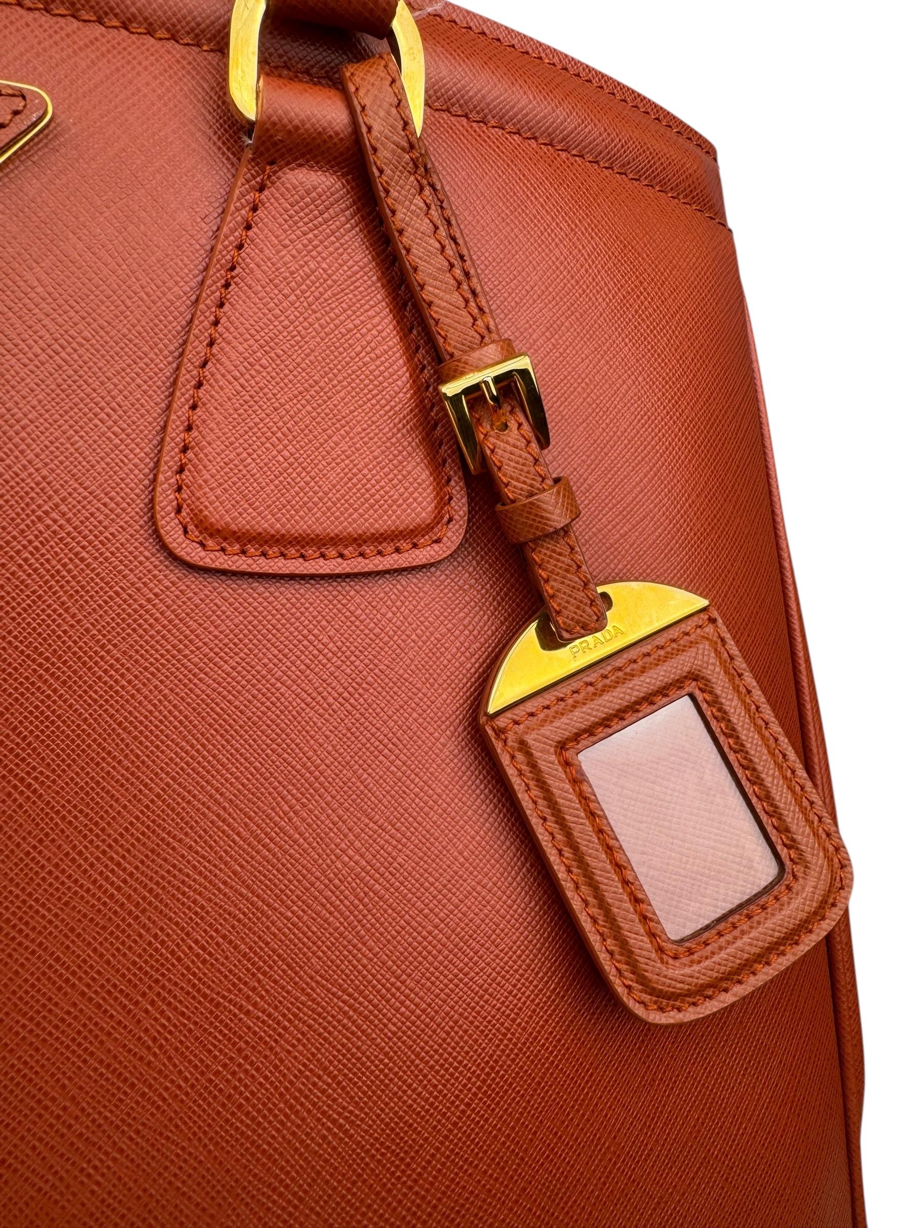 PRADA SAFFIANO LEATHER PARABOLE BAG