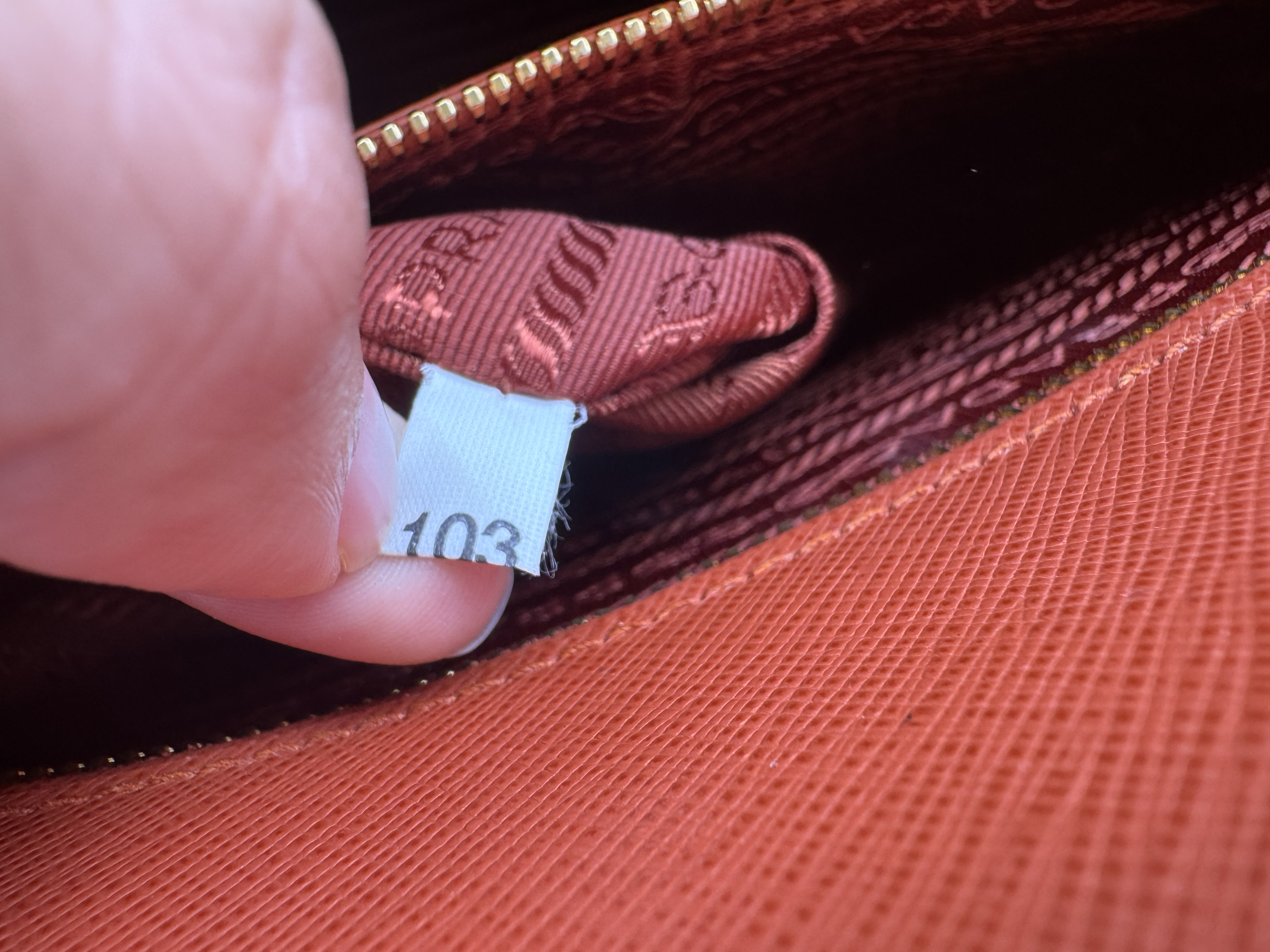 PRADA SAFFIANO LEATHER PARABOLE BAG