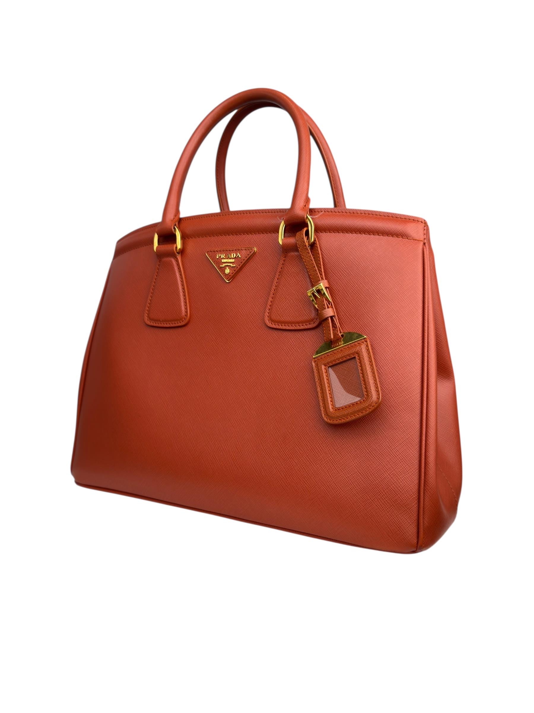 PRADA SAFFIANO LEATHER PARABOLE BAG