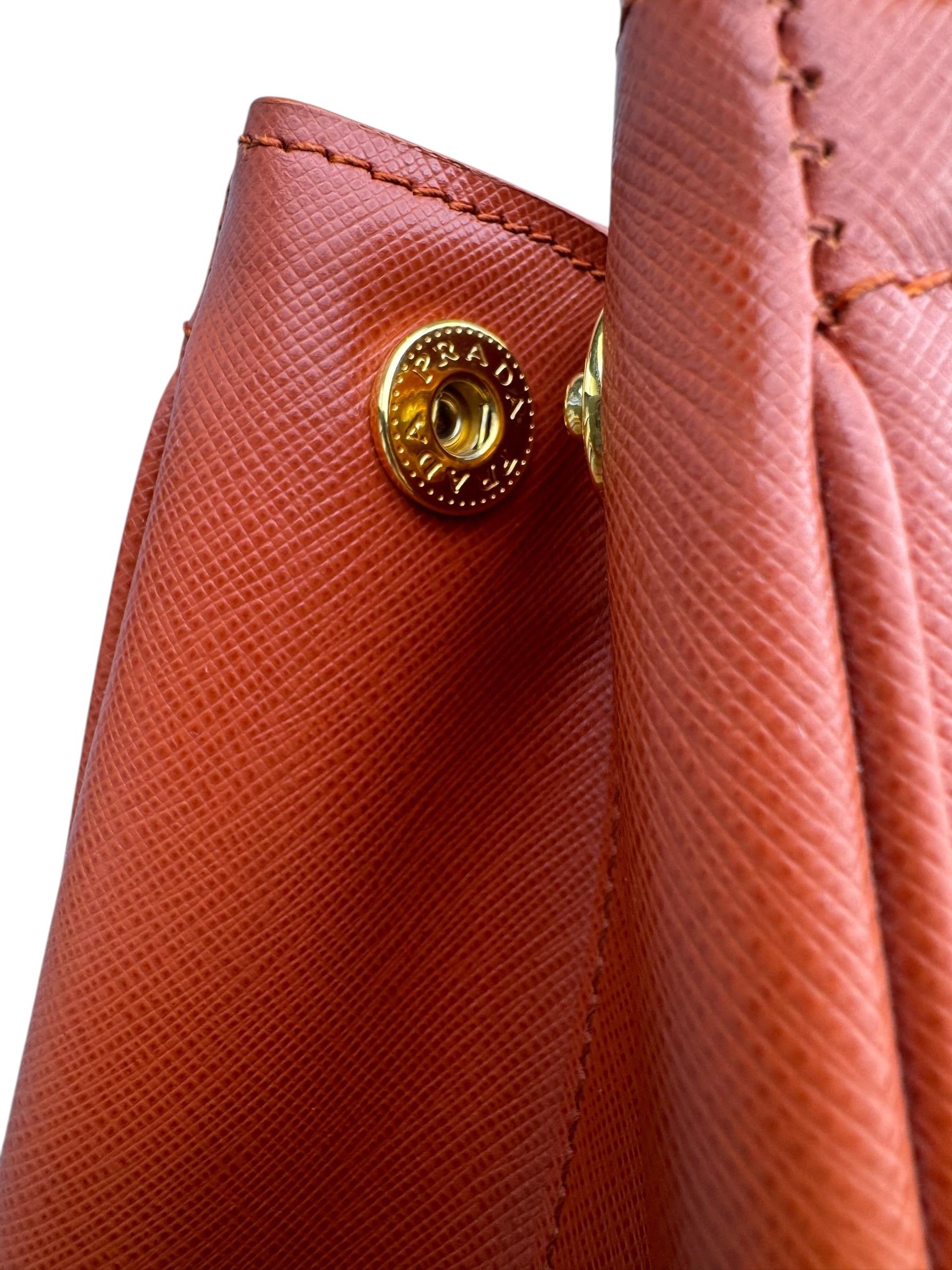 PRADA SAFFIANO LEATHER PARABOLE BAG