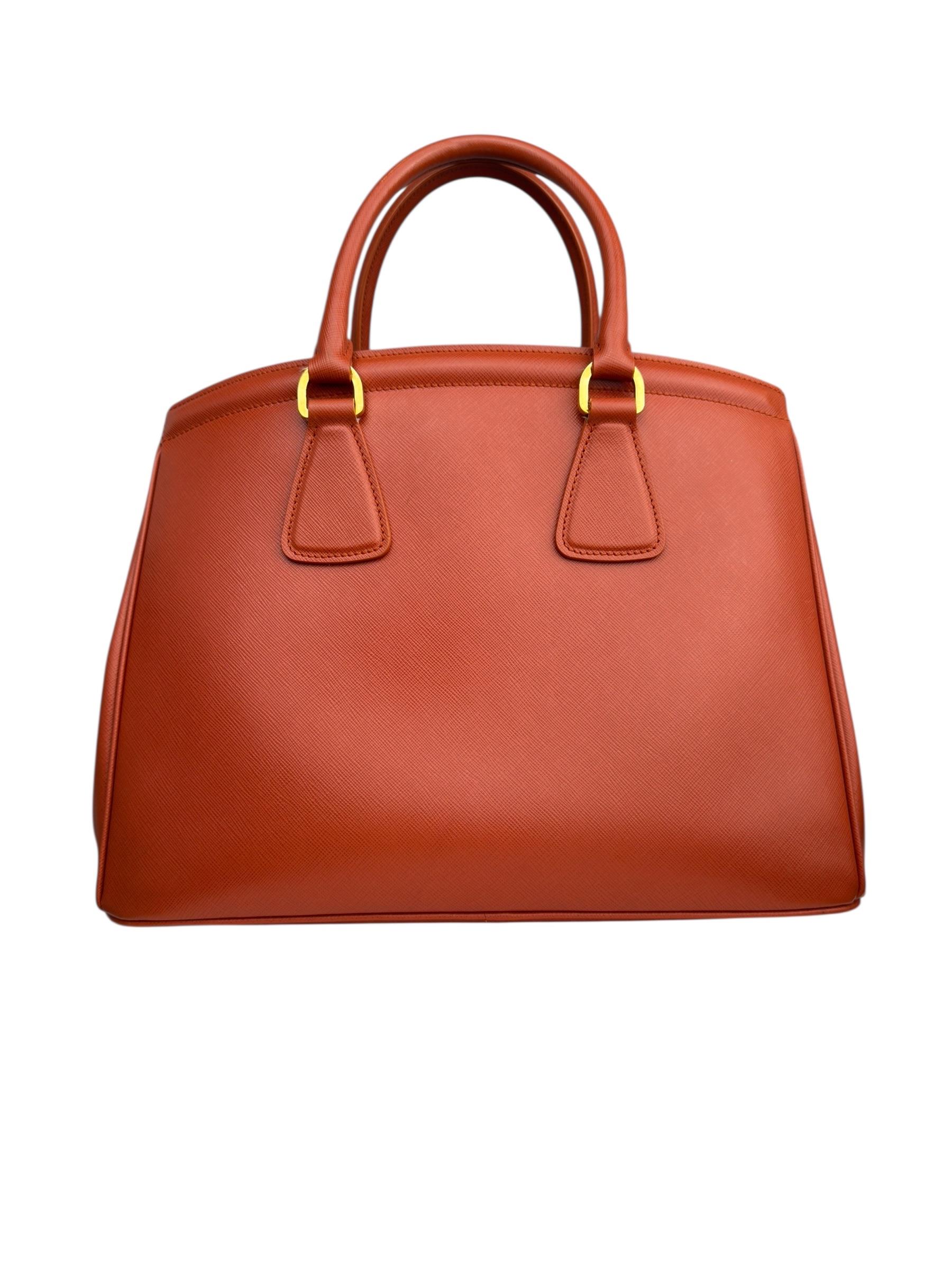 PRADA SAFFIANO LEATHER PARABOLE BAG