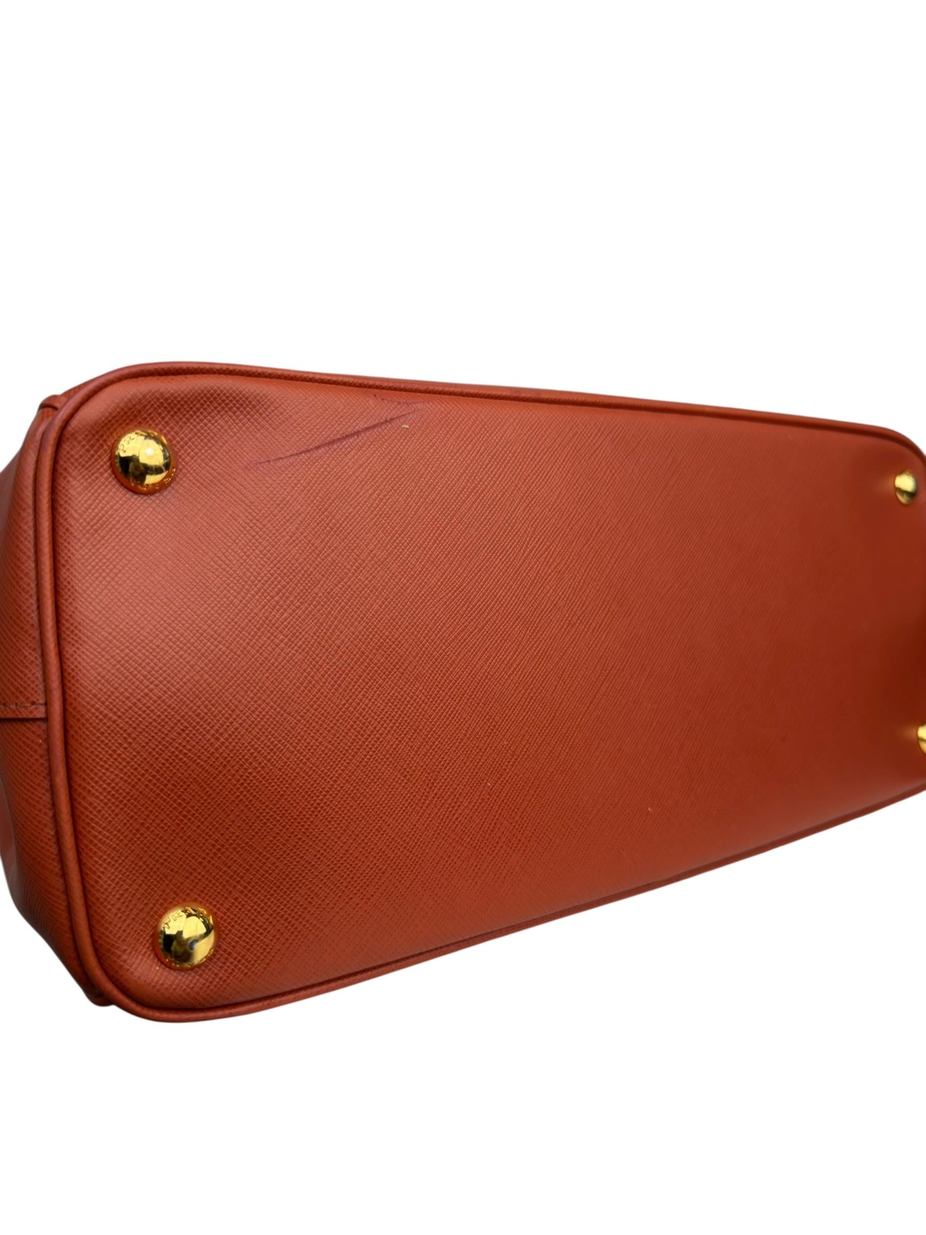 PRADA SAFFIANO LEATHER PARABOLE BAG