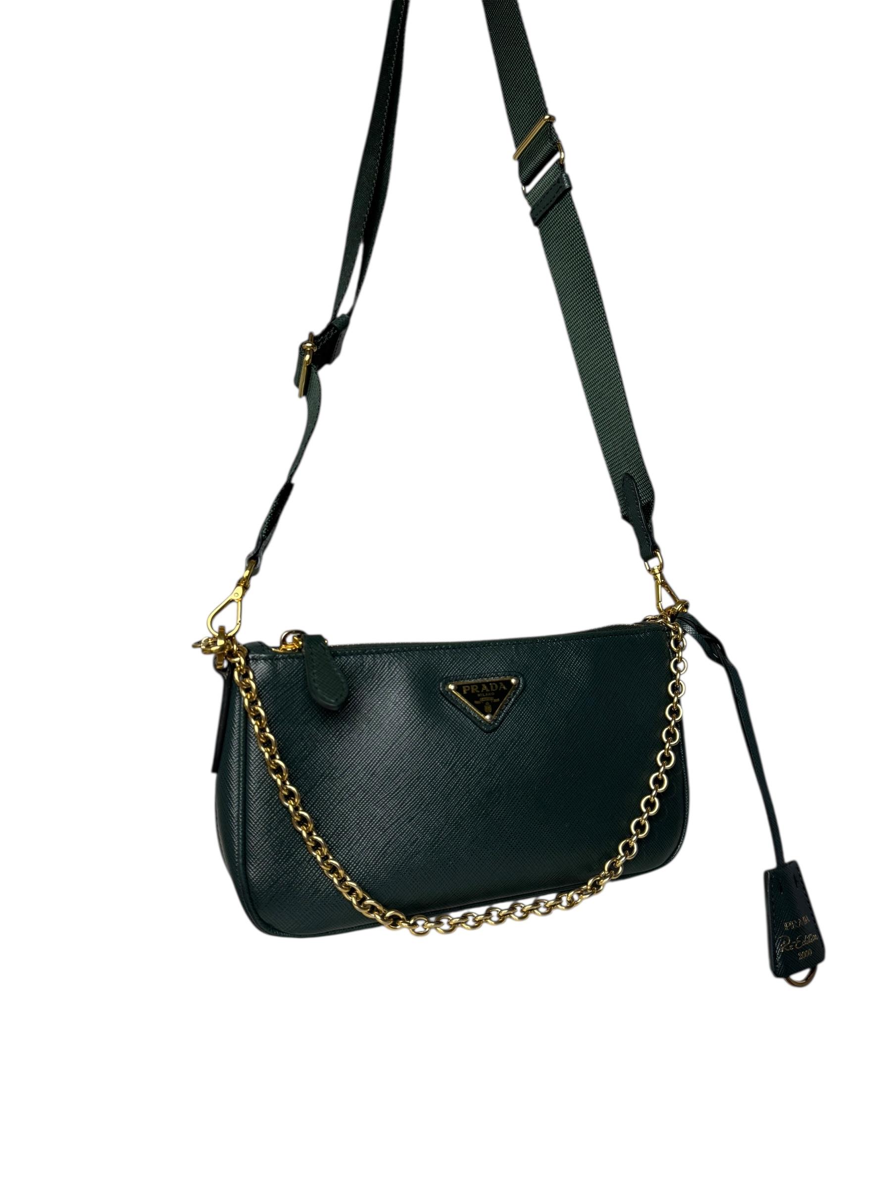 PRADA SAFFIANO RE EDITION 2000 BAG