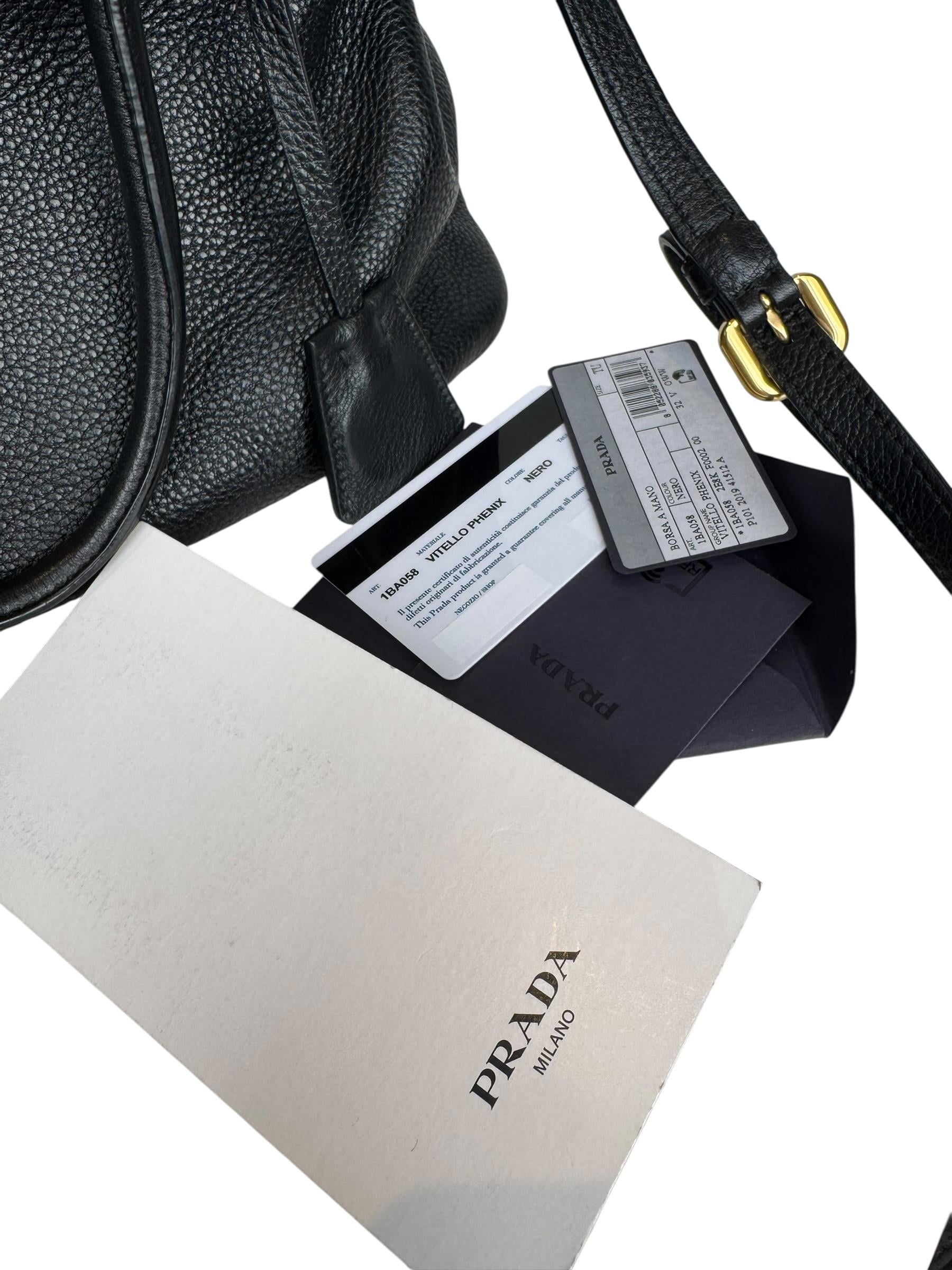 PRADA SMALL VITELLO PHENIX BAG