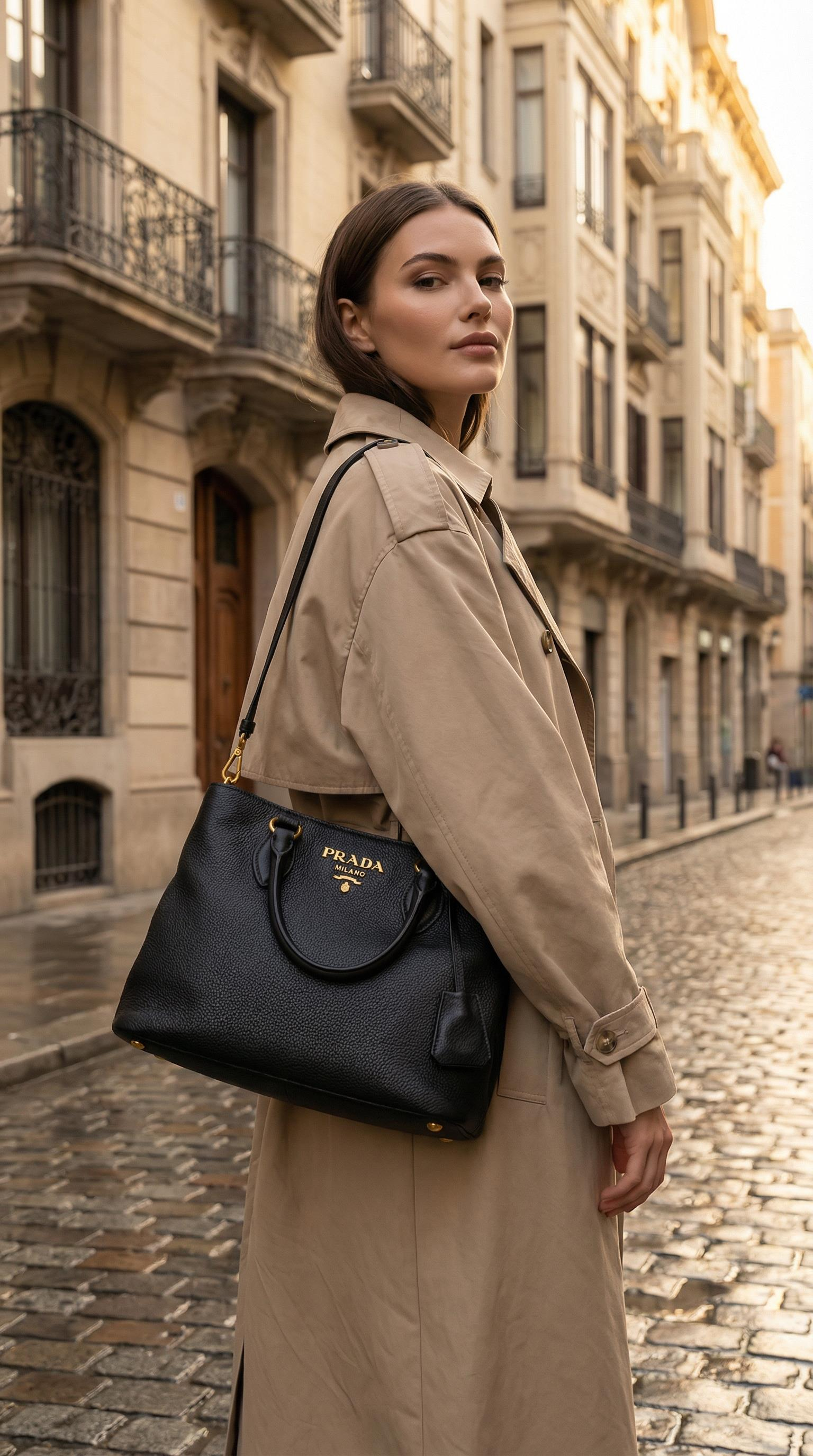 PRADA SMALL VITELLO PHENIX BAG