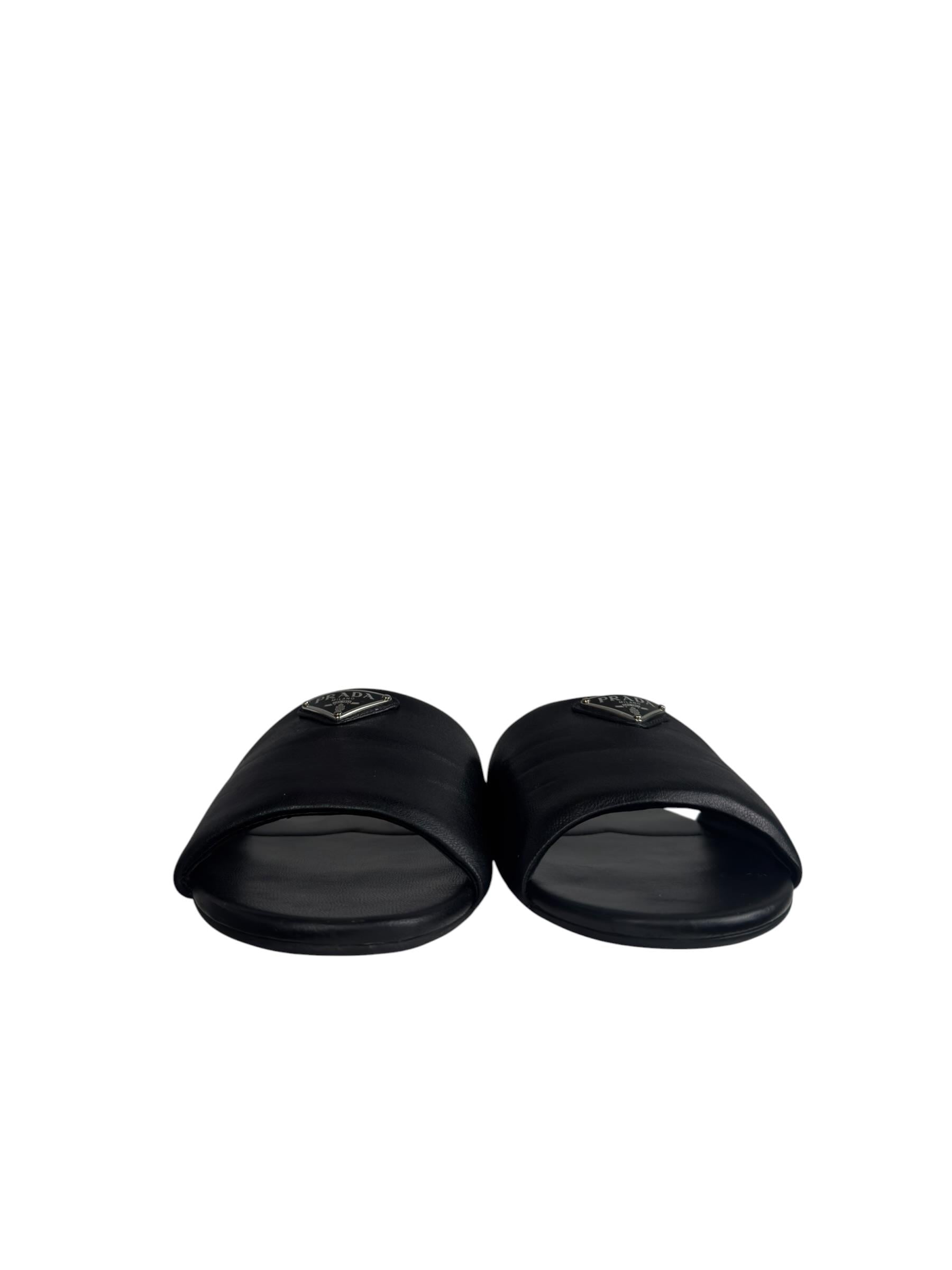 PRADA TRIANGLE LOGO SLIDES