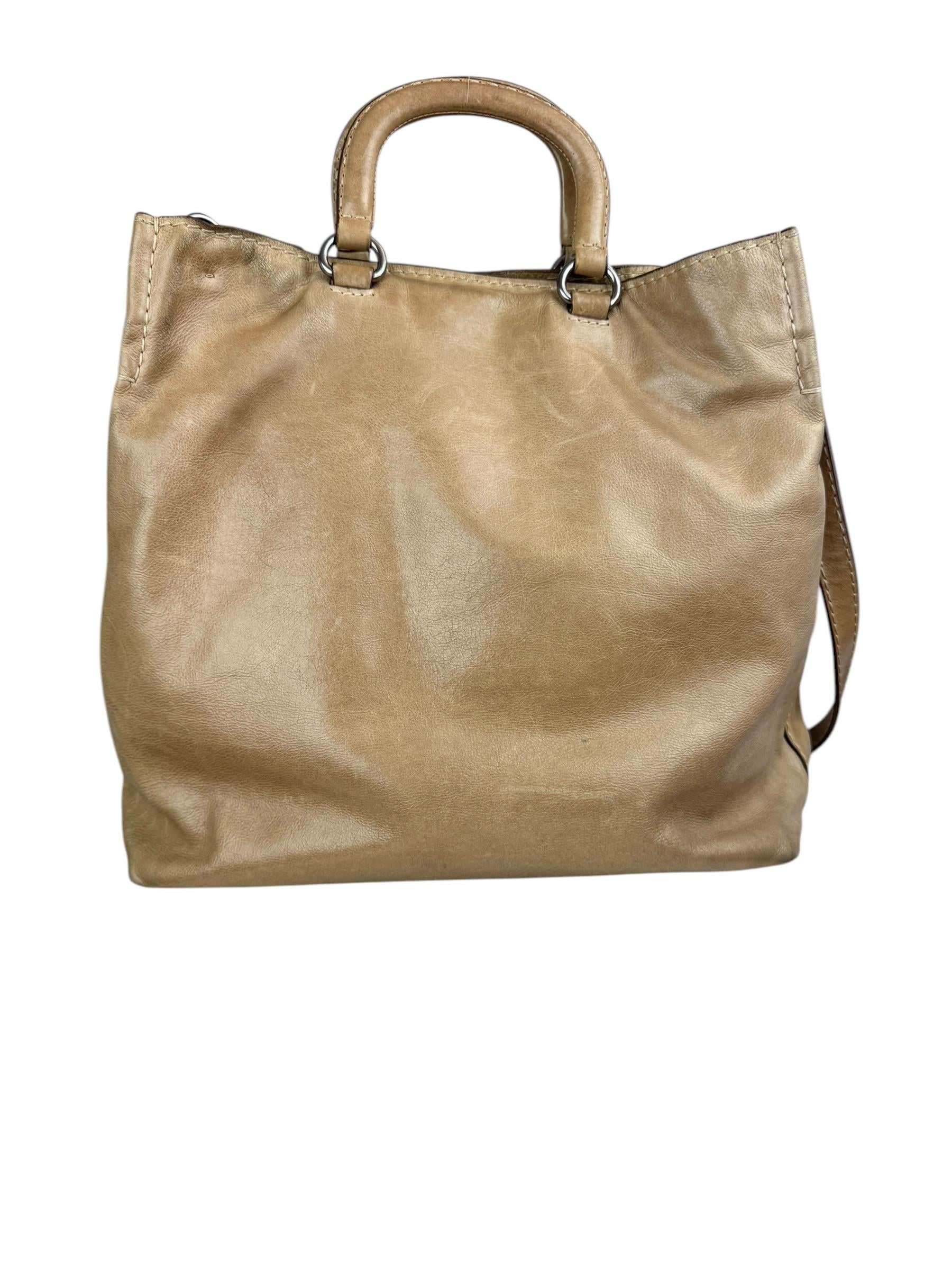 PRADA VITELLO DAINO TOTE BAG