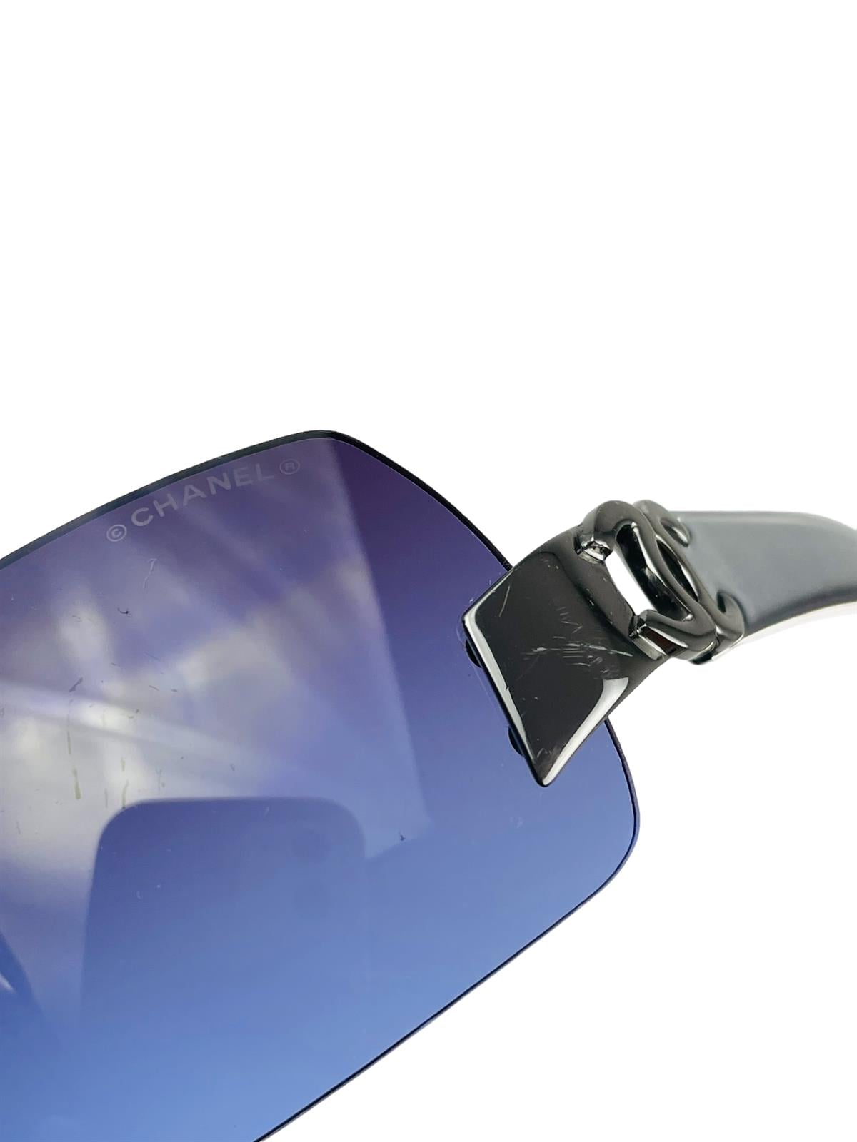 PURPLE CC LOGO SUNGLASSES