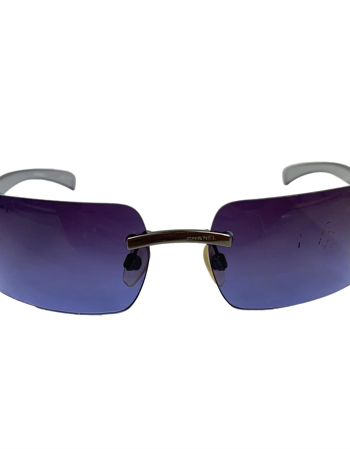 PURPLE CC LOGO SUNGLASSES