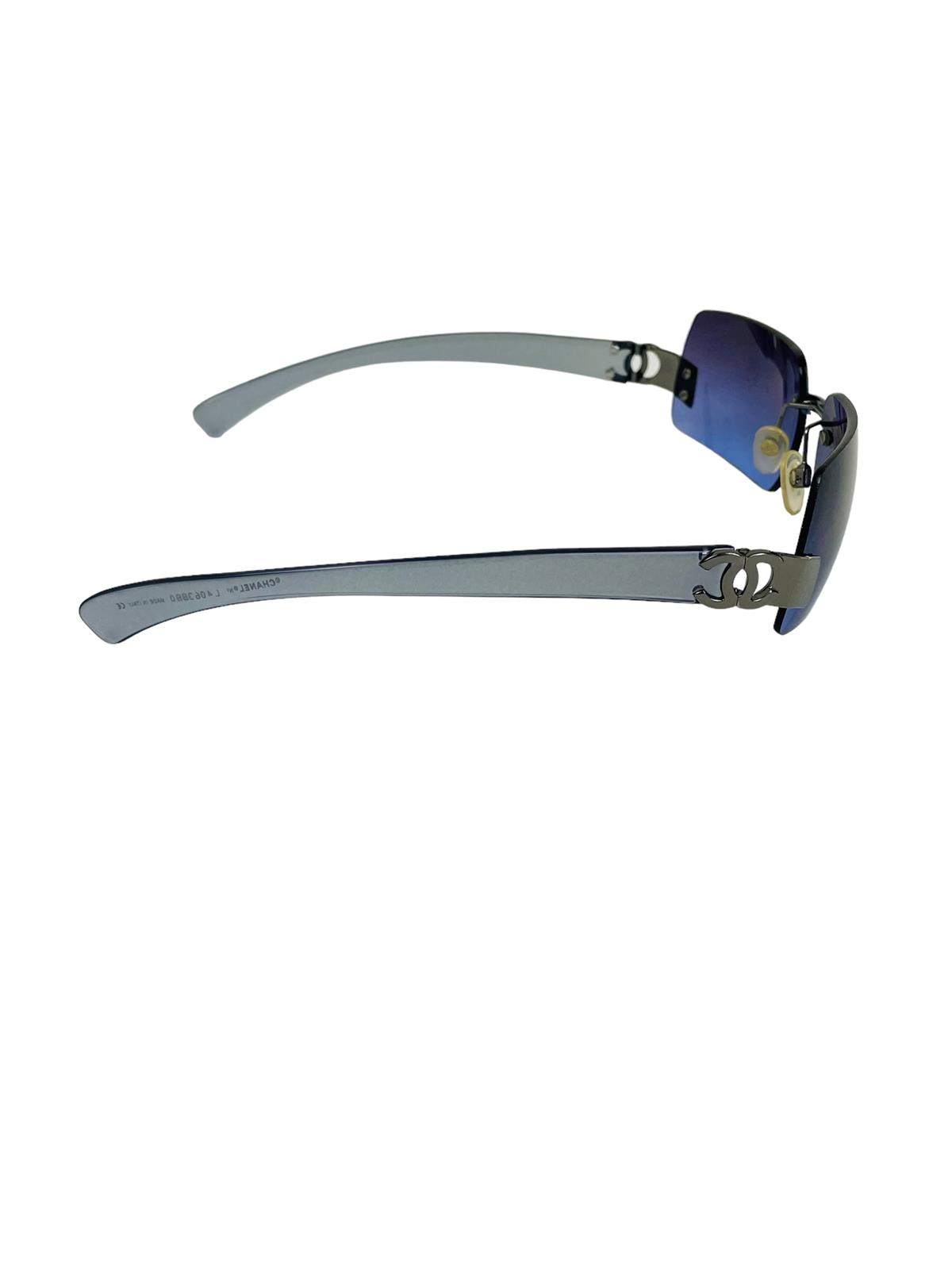 PURPLE CC LOGO SUNGLASSES