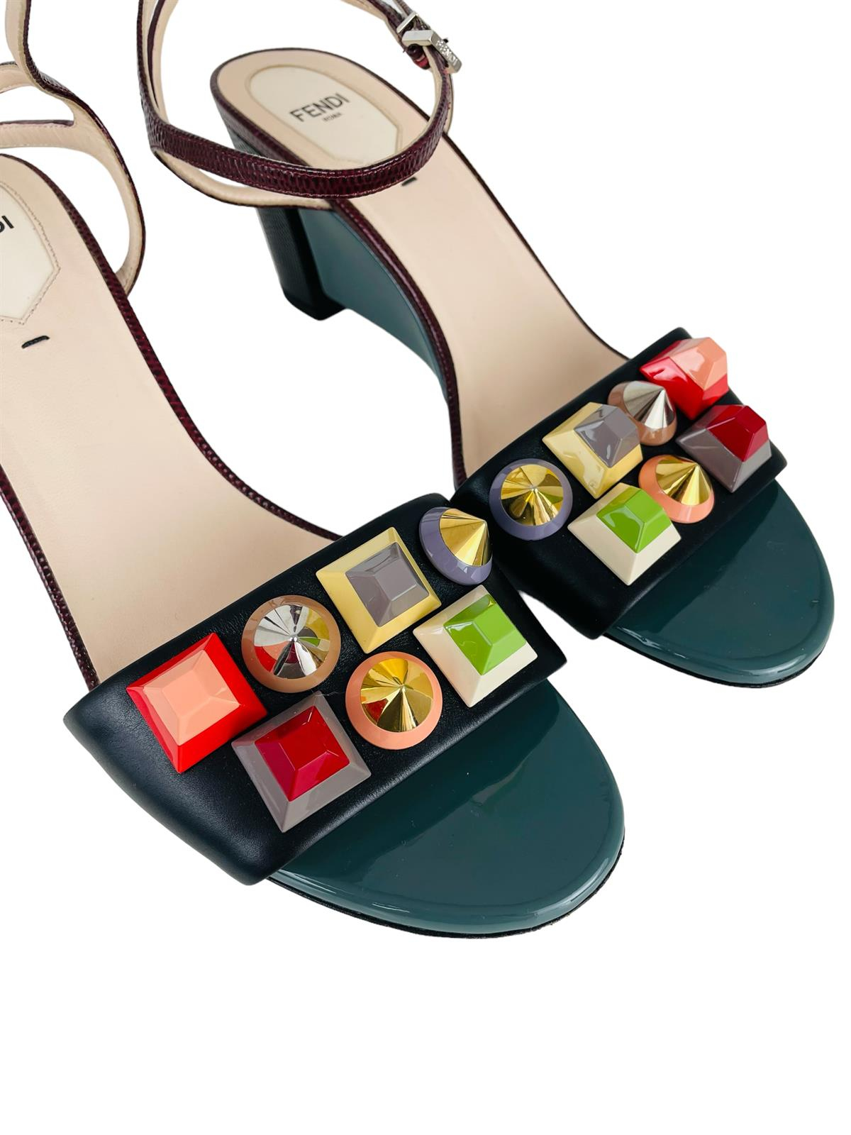 PYRAMID STUD SANDALS