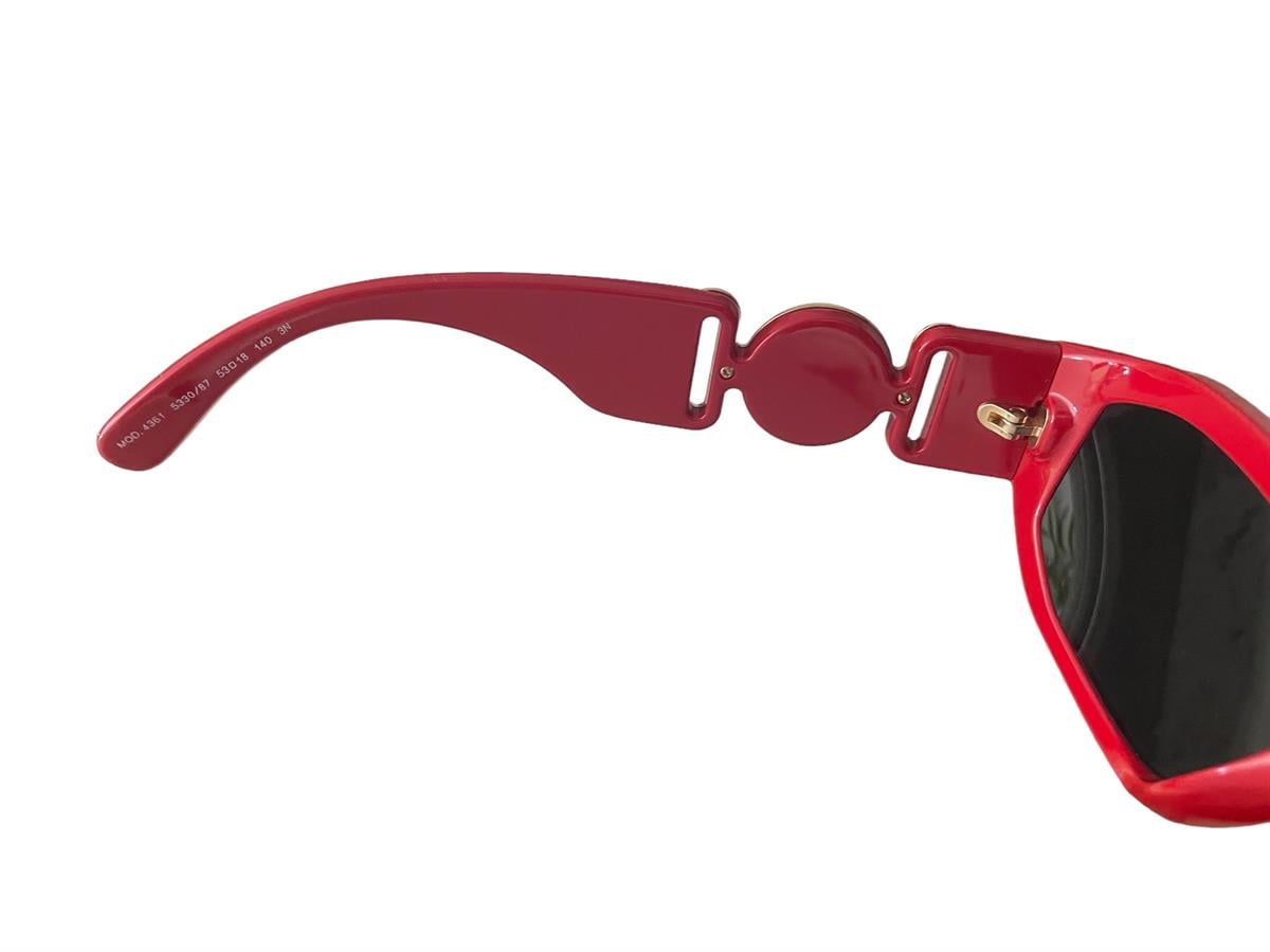 RED BIGGIE SUNGLASSES