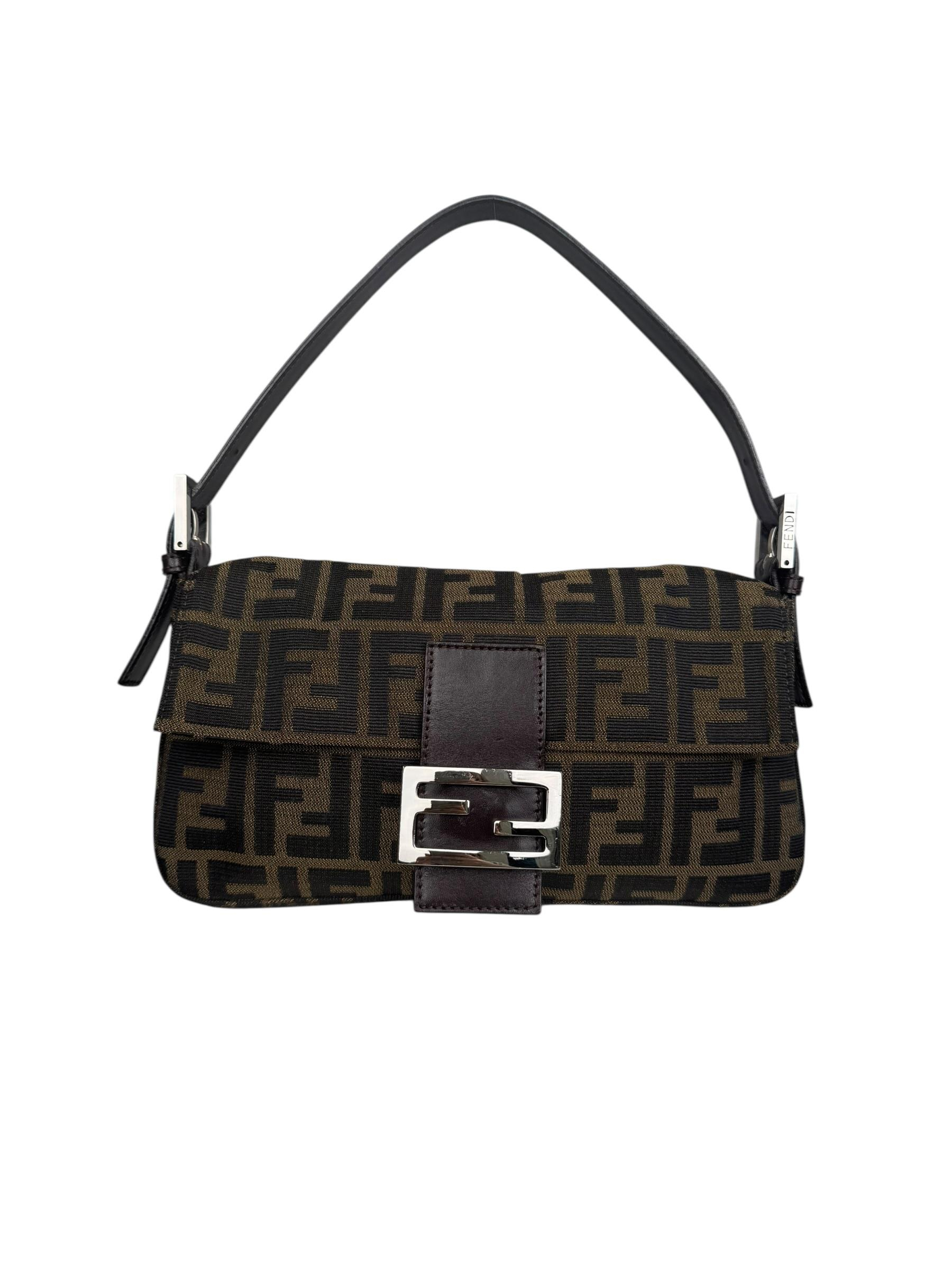 (REZERVEDIR)FENDI BROWN ZUCCA BAGUETTE