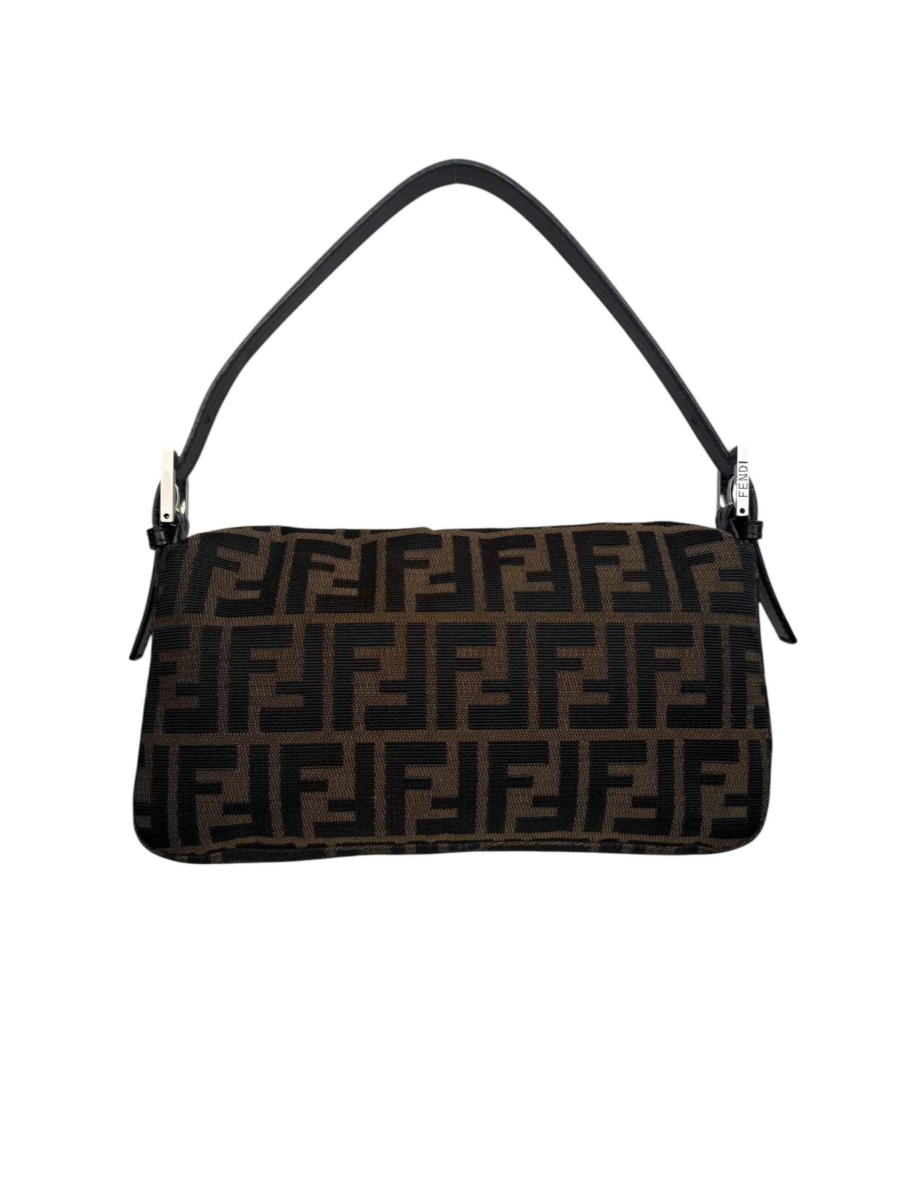 (REZERVEDIR)FENDI BROWN ZUCCA BAGUETTE