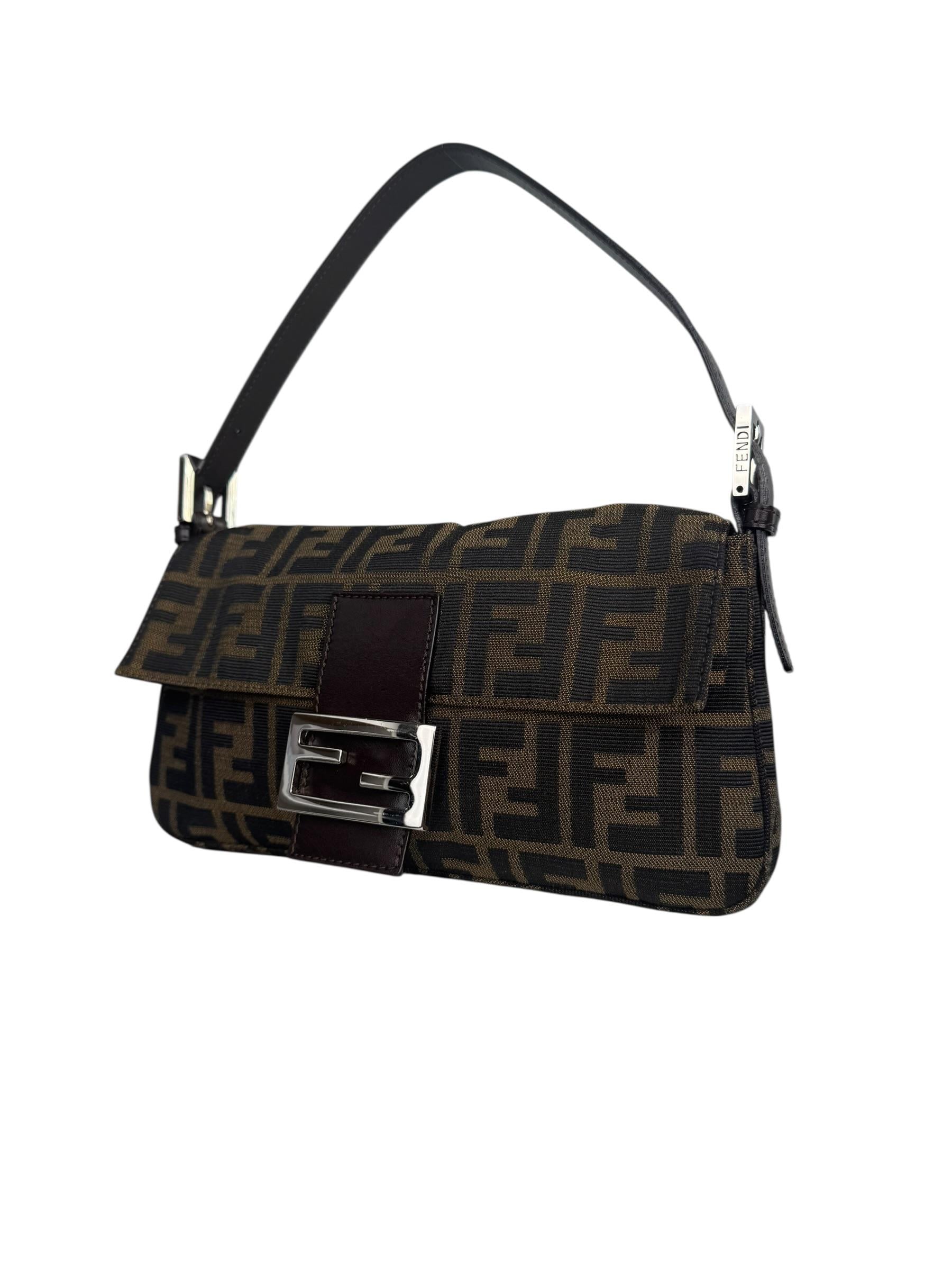 (REZERVEDIR)FENDI BROWN ZUCCA BAGUETTE