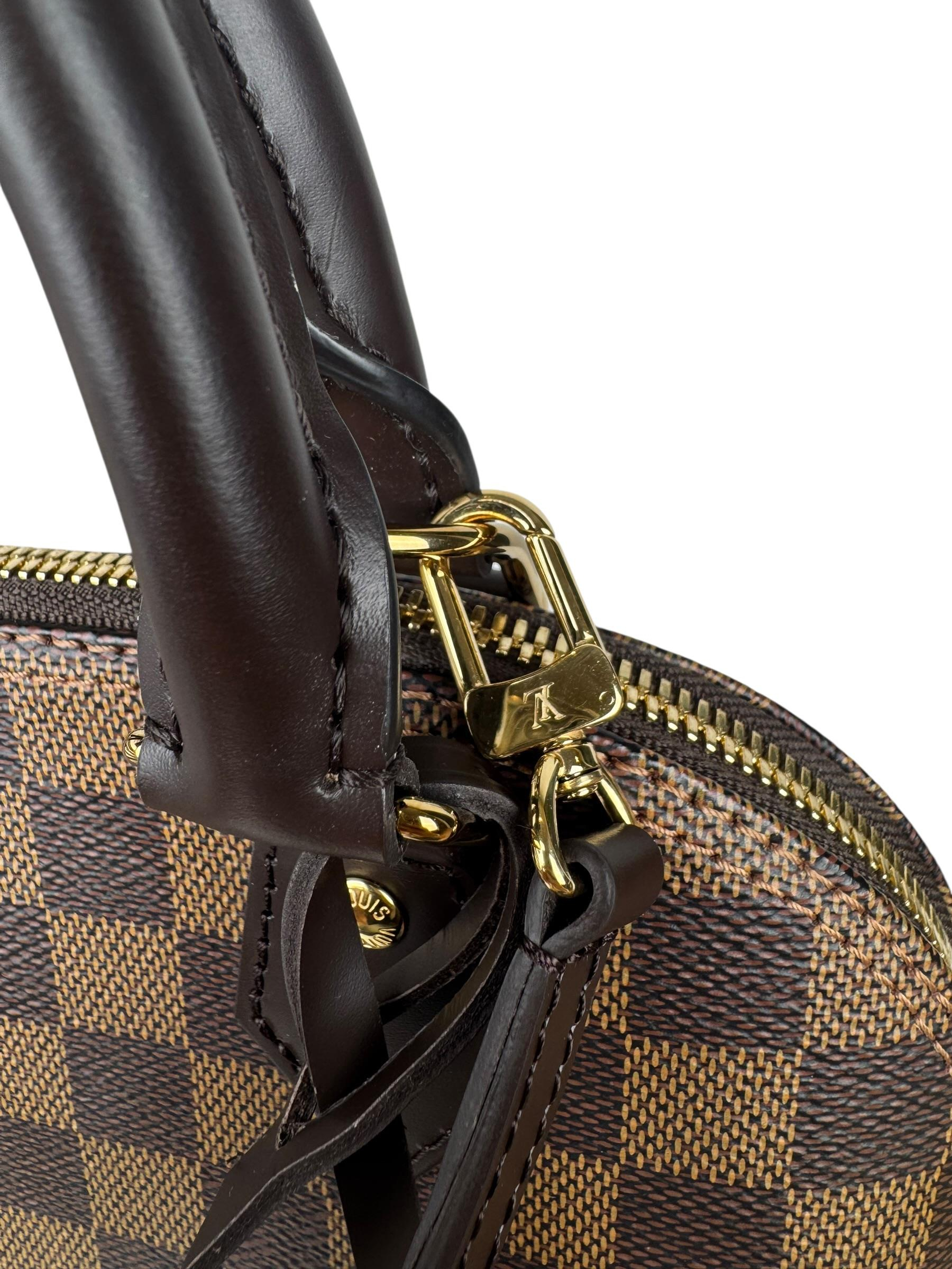 (REZERVEDIR)LOUIS VUITTON DAMIER EBENE ALMA BB