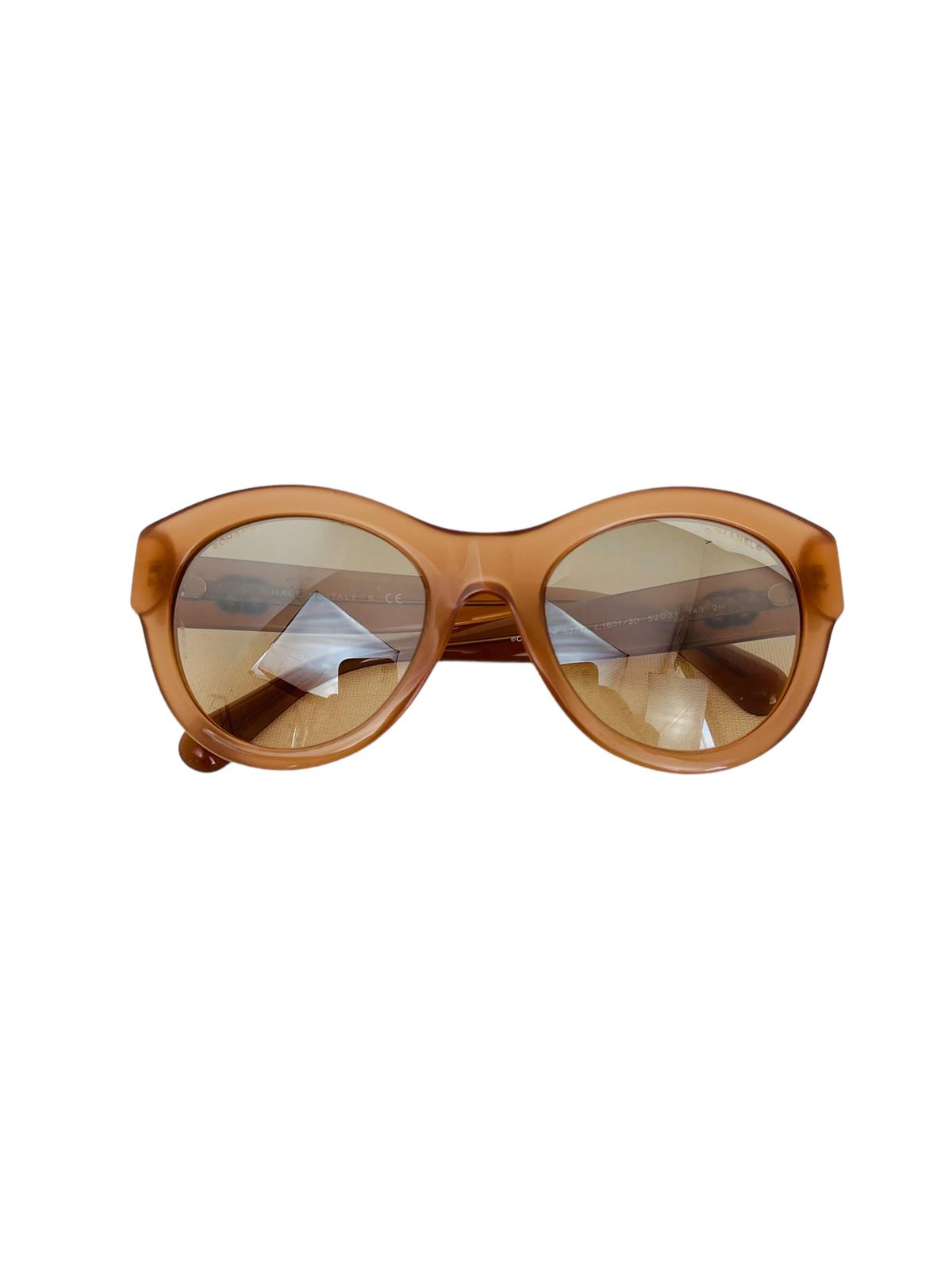 ROUND CC LOGO SUNGLASSES