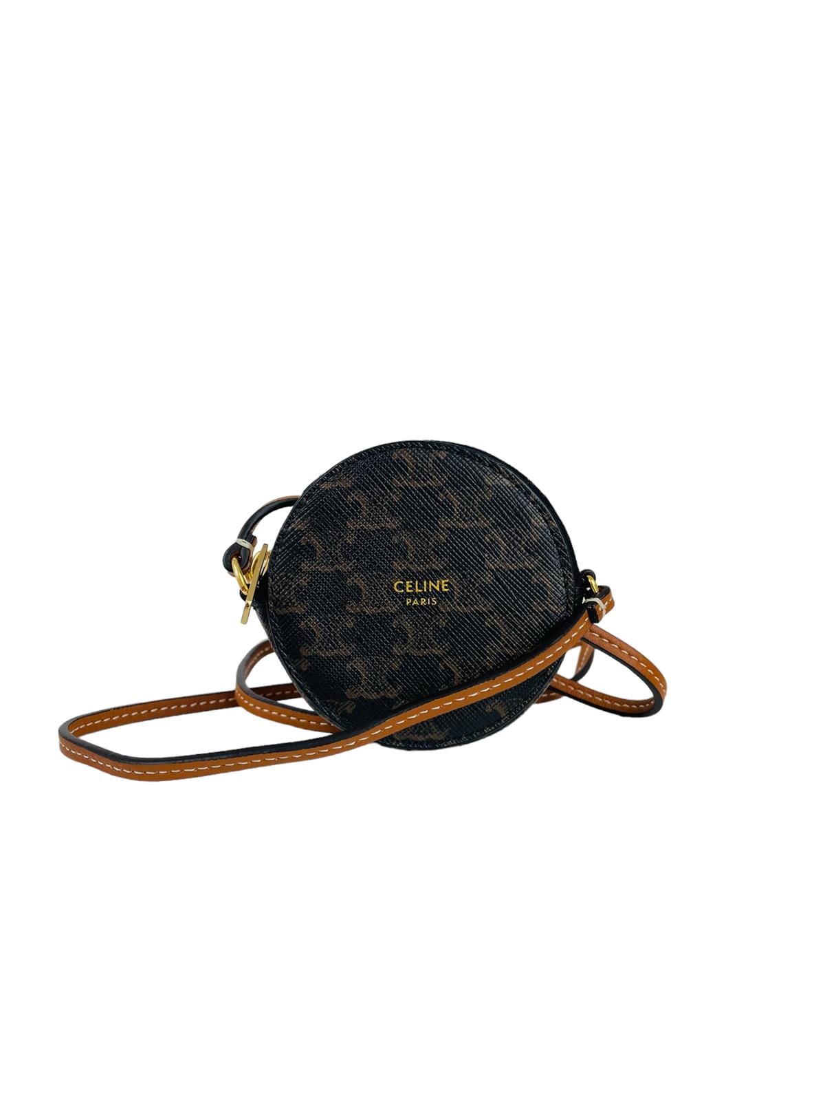 ROUND COIN TRIOMPHE PURSE BAG