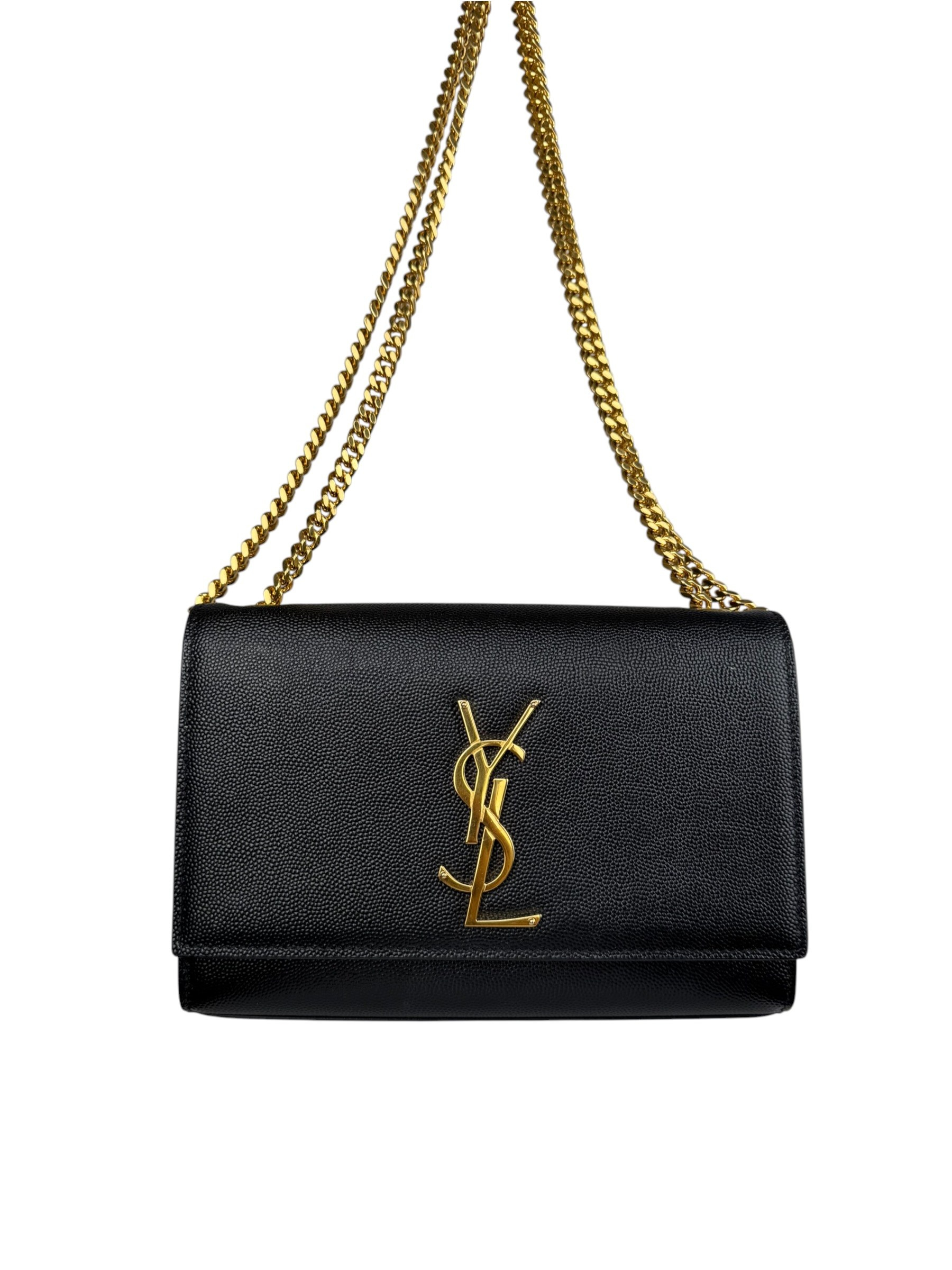 SAINT LAURENT BLACK MEDIUM KATE BAG