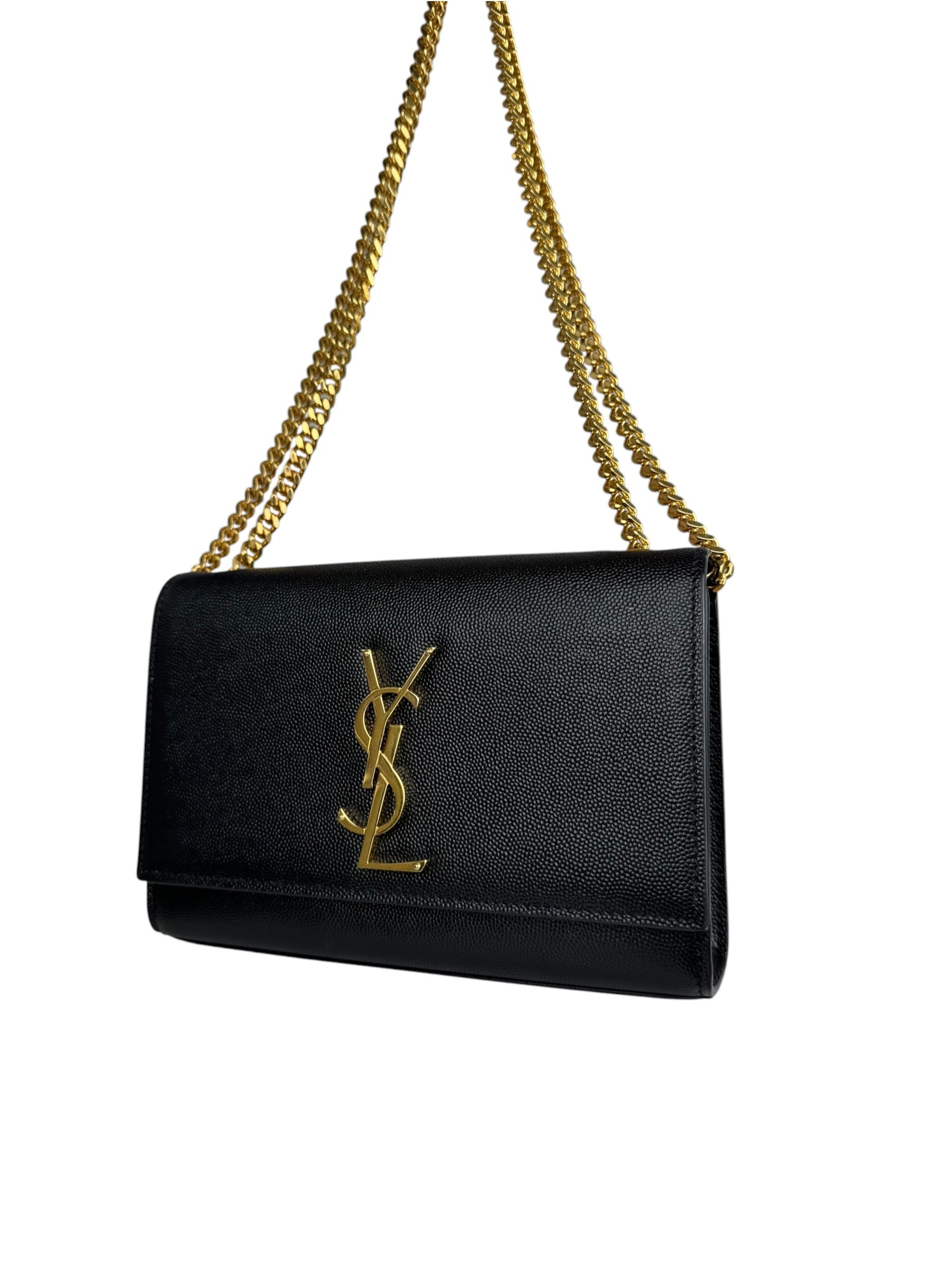 SAINT LAURENT BLACK MEDIUM KATE BAG