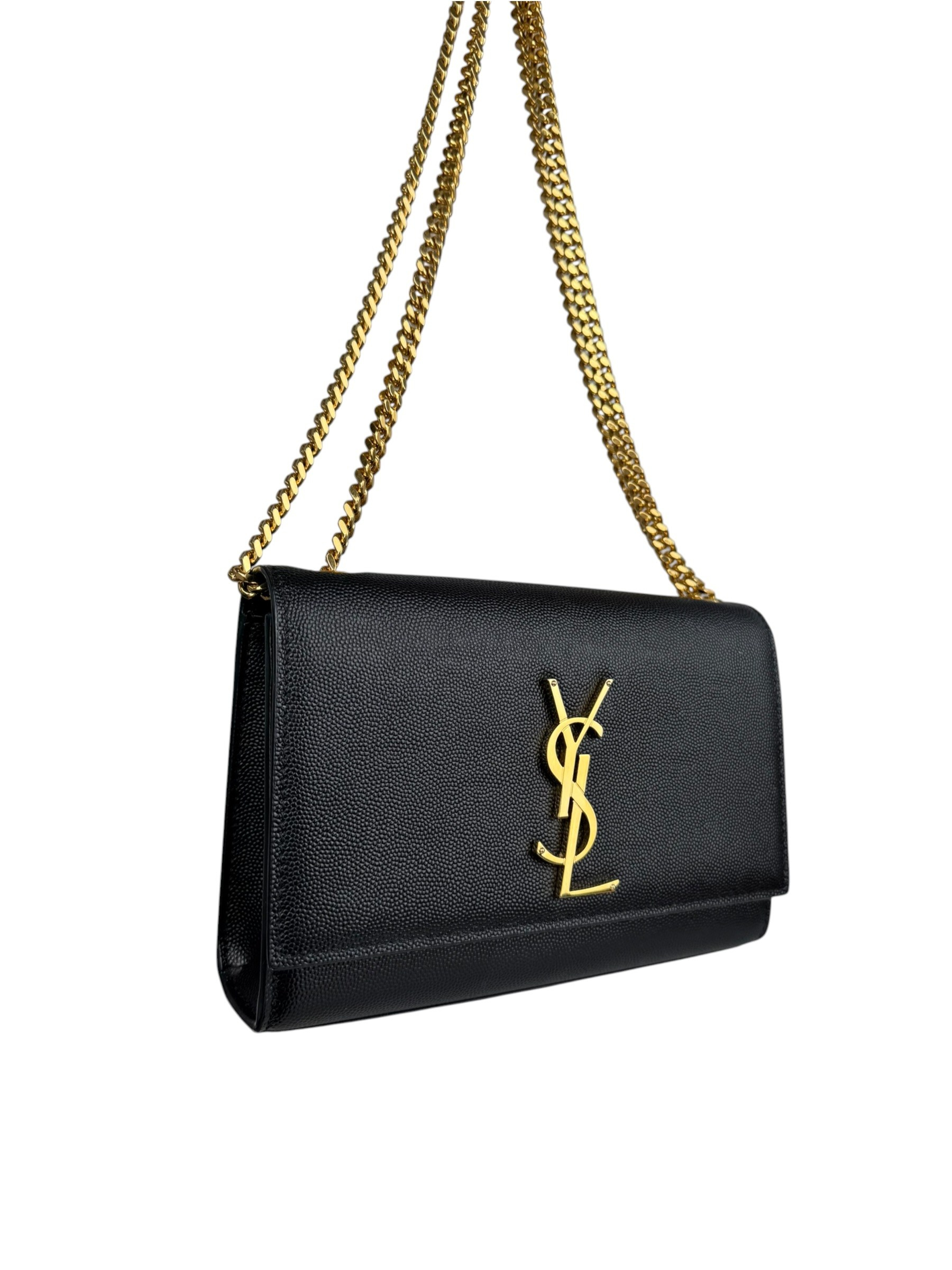 SAINT LAURENT BLACK MEDIUM KATE BAG