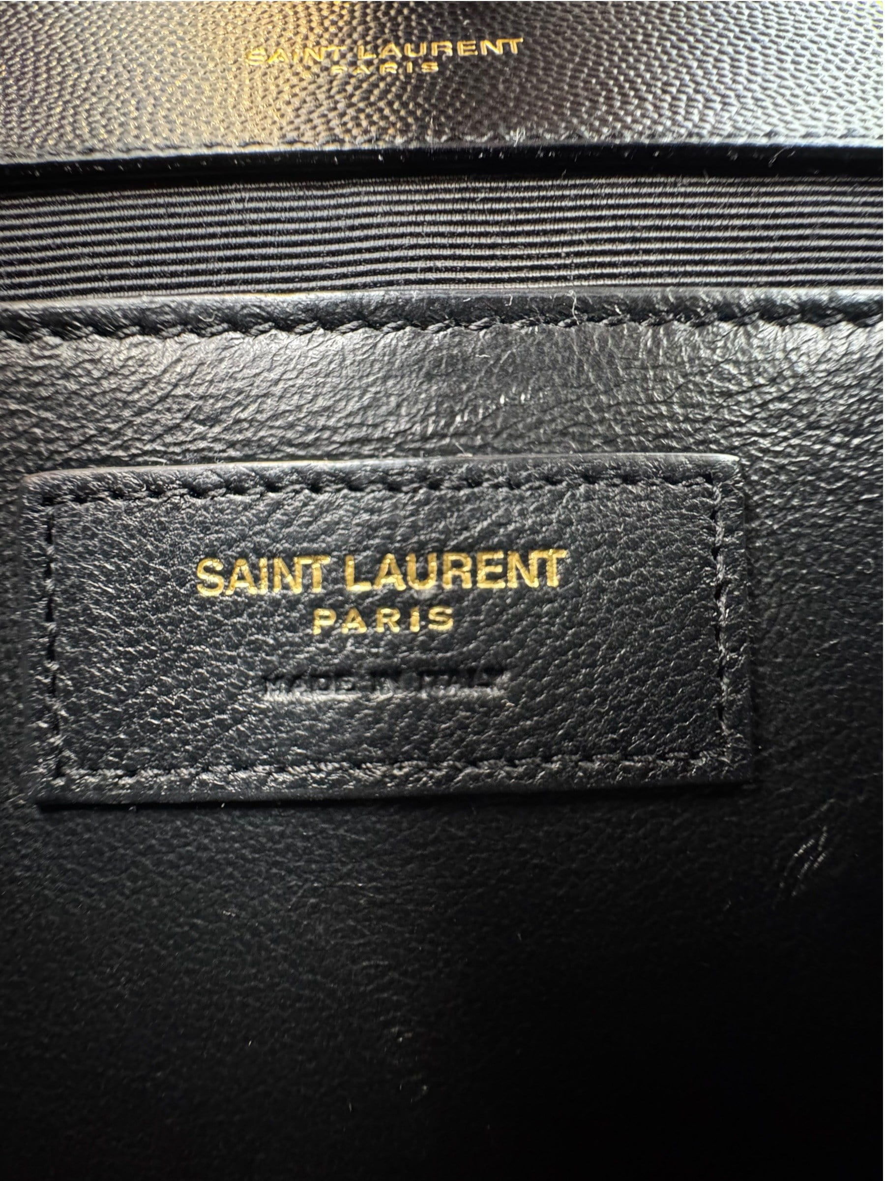 SAINT LAURENT BLACK MEDIUM KATE BAG