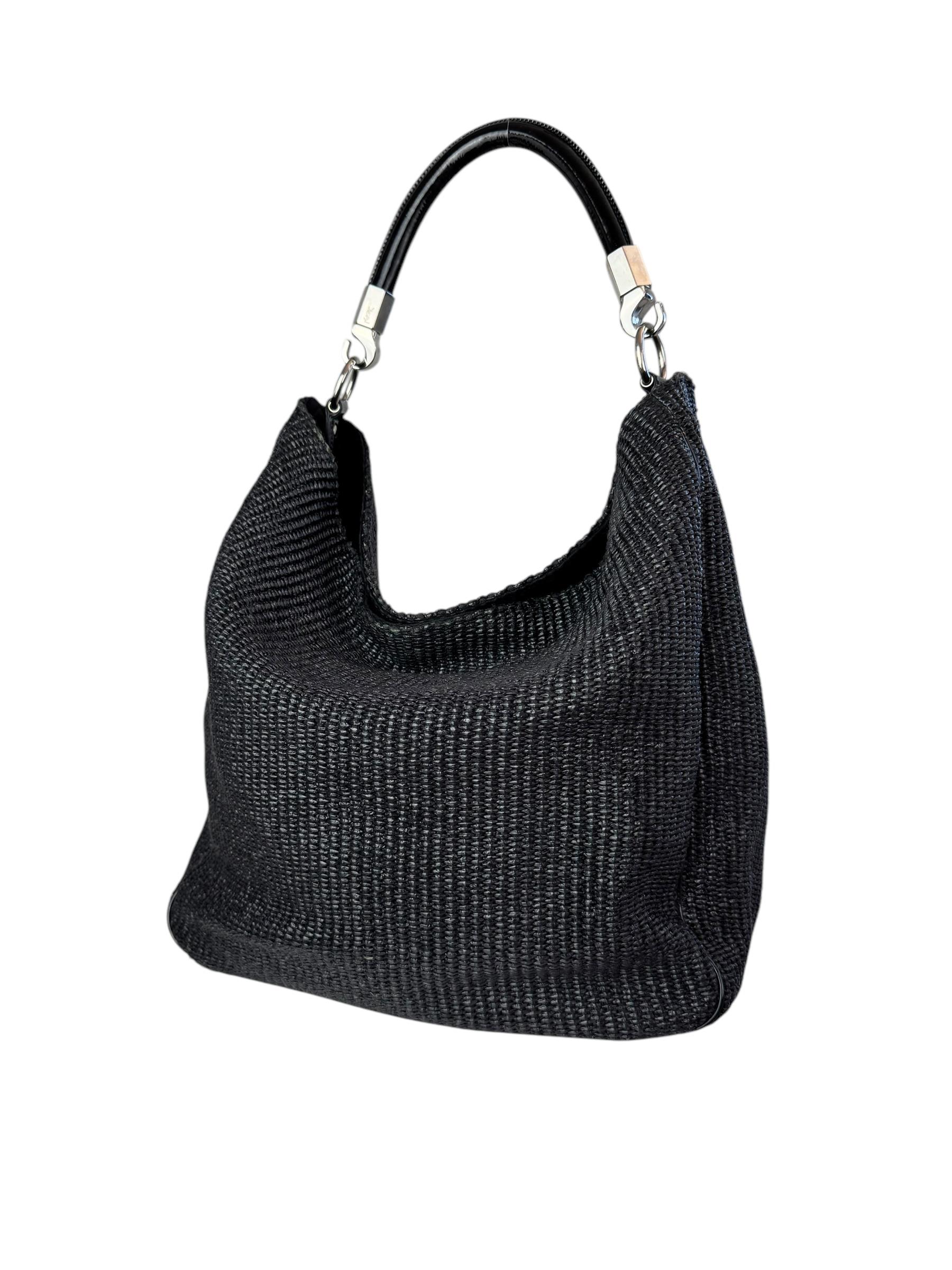 SAINT LAURENT BLACK TOTE BAG