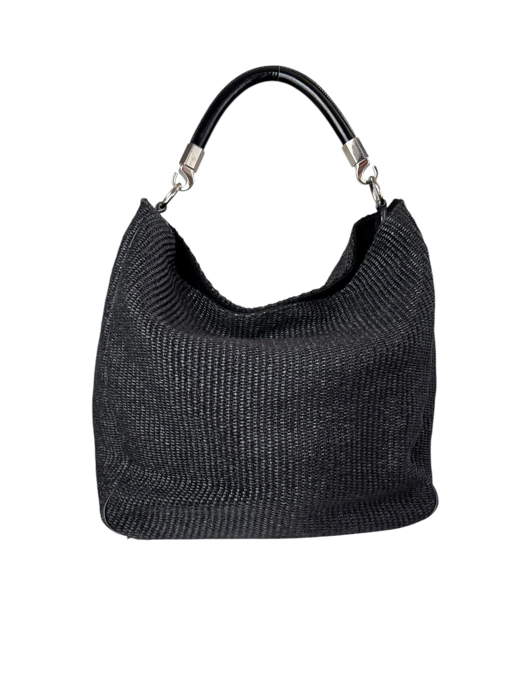 SAINT LAURENT BLACK TOTE BAG