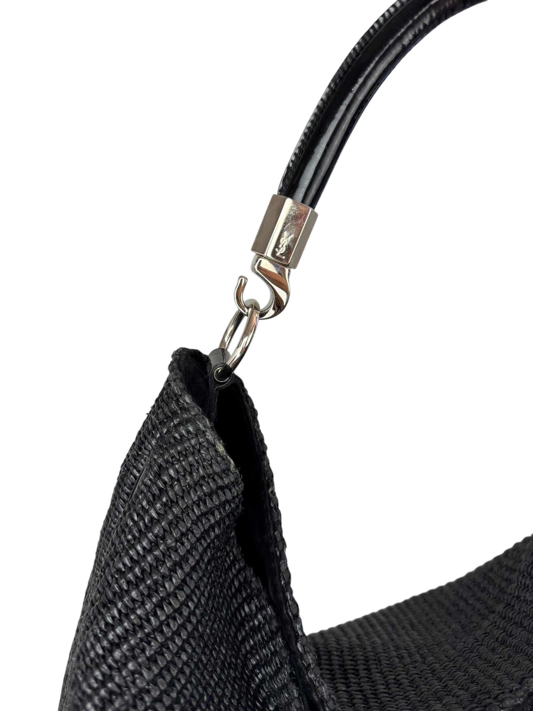 SAINT LAURENT BLACK TOTE BAG