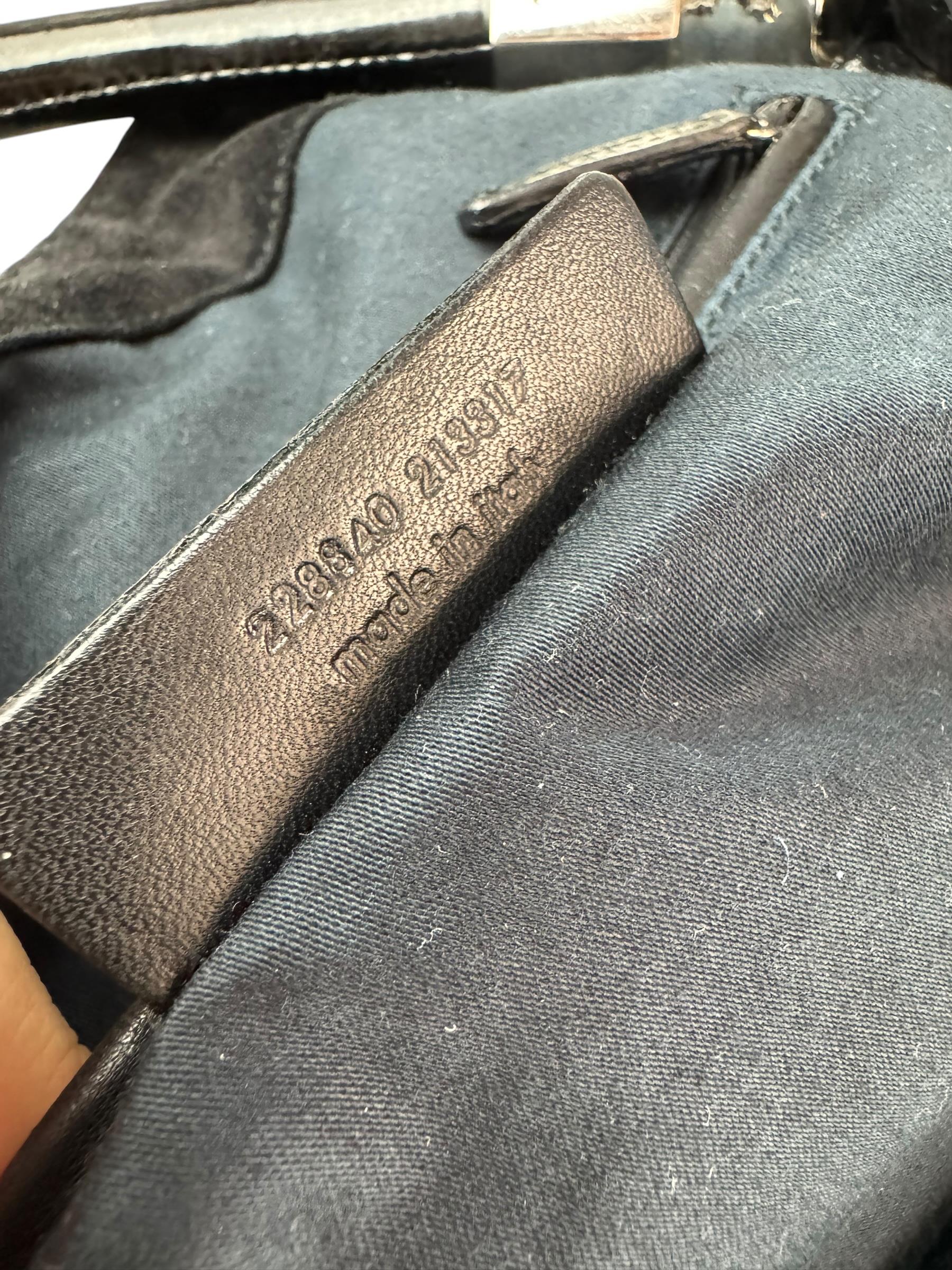 SAINT LAURENT BLACK TOTE BAG