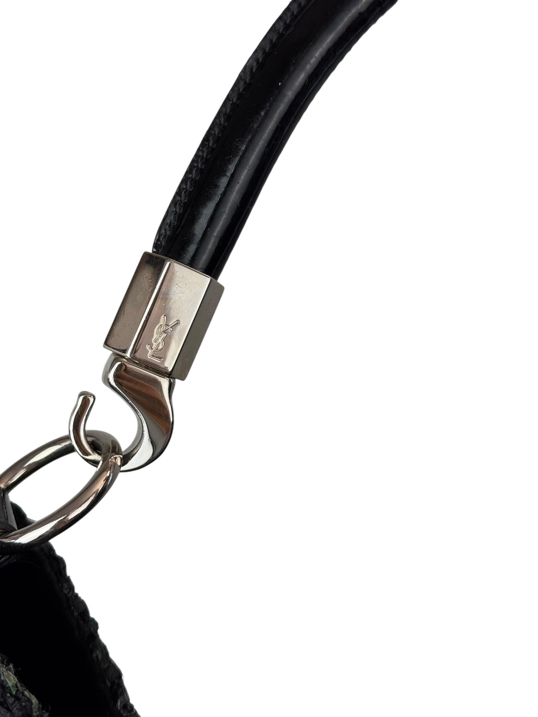 SAINT LAURENT BLACK TOTE BAG