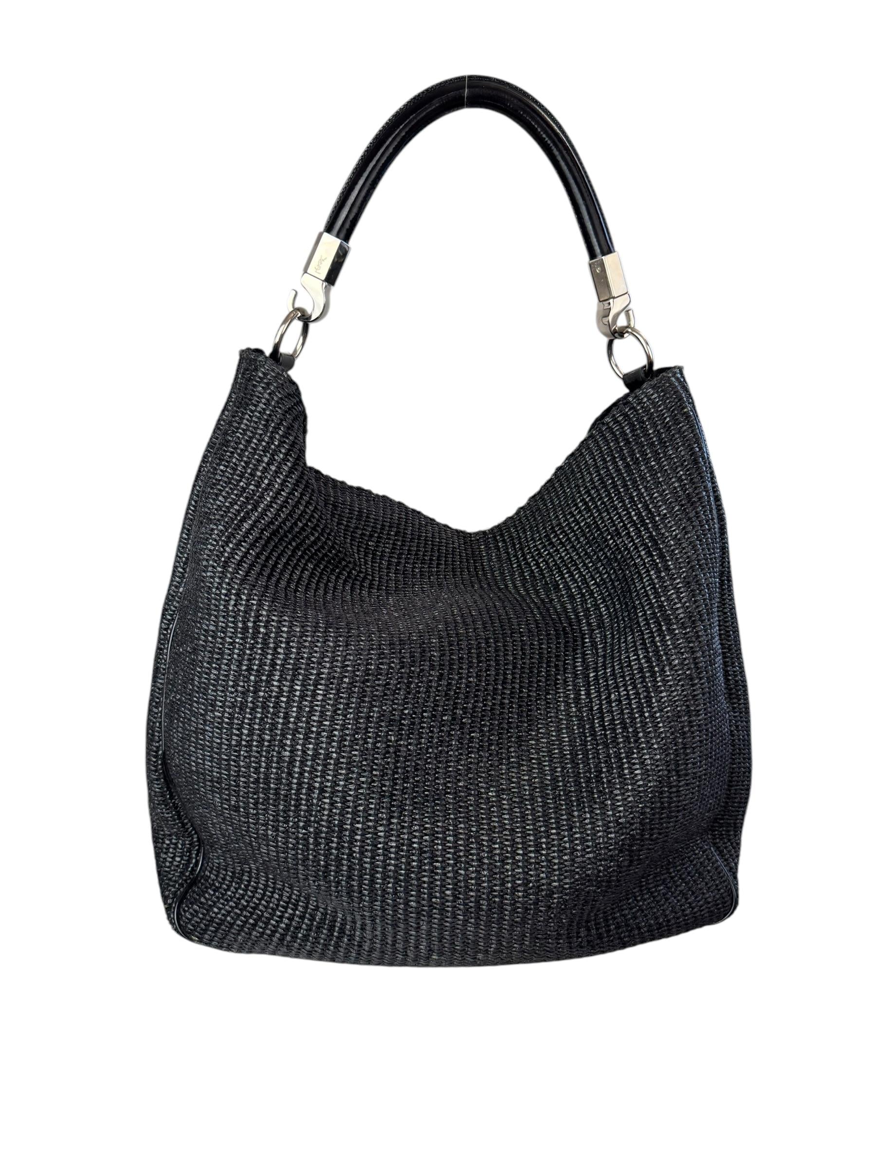 SAINT LAURENT BLACK TOTE BAG