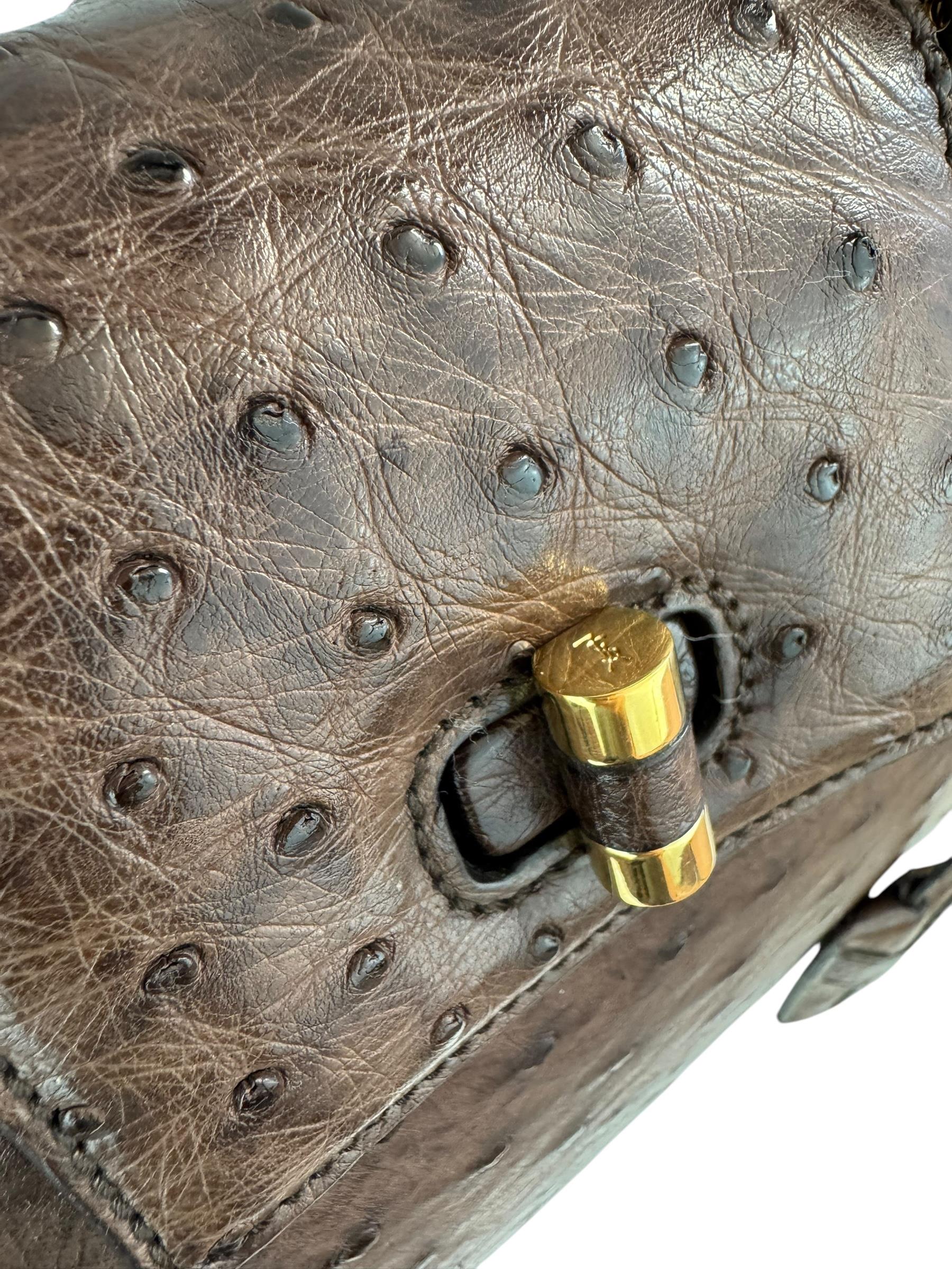 SAINT LAURENT BROWN UP TOWN HANDBAG