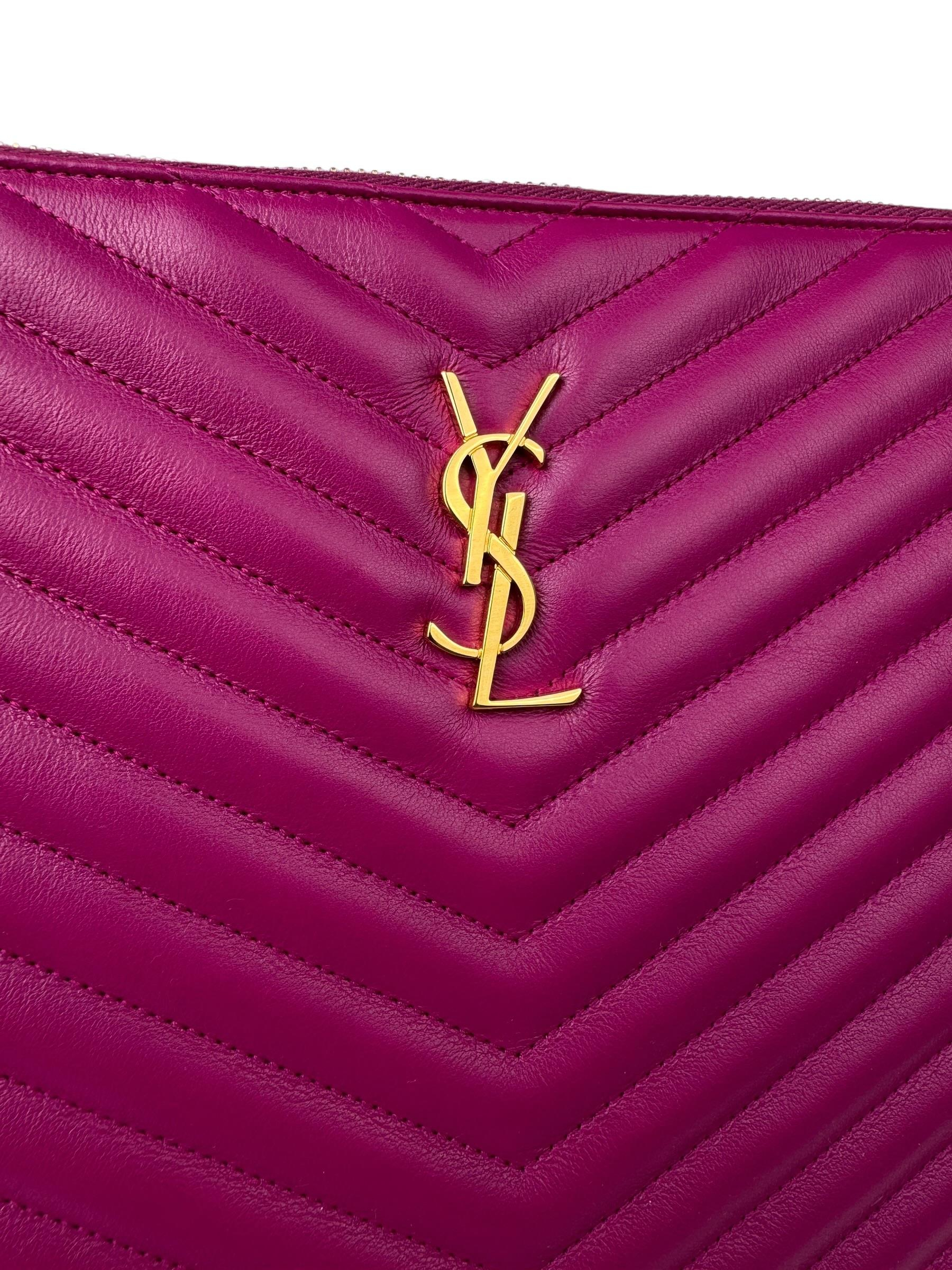 SAINT LAURENT CASSENDRE MATELASSE CLUCTH