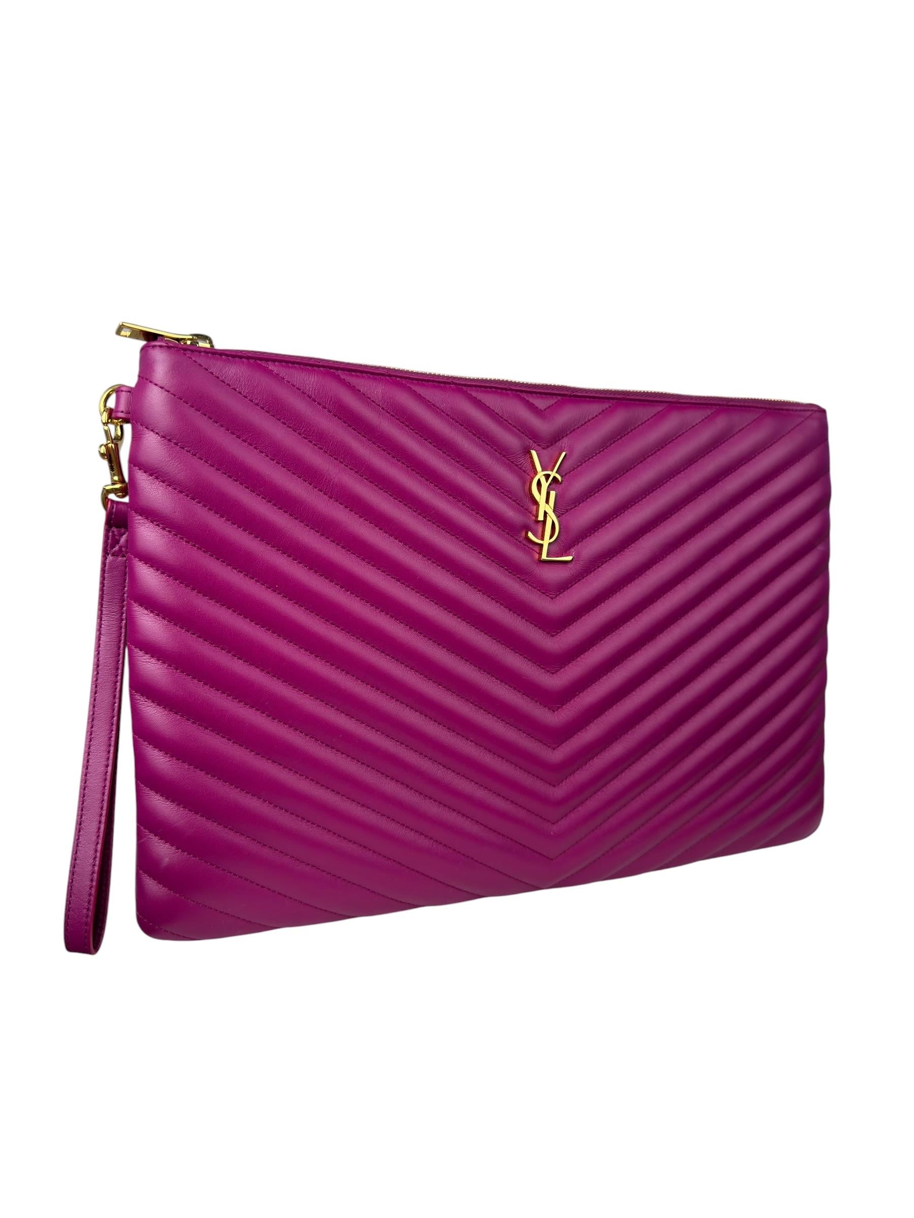 SAINT LAURENT CASSENDRE MATELASSE CLUCTH