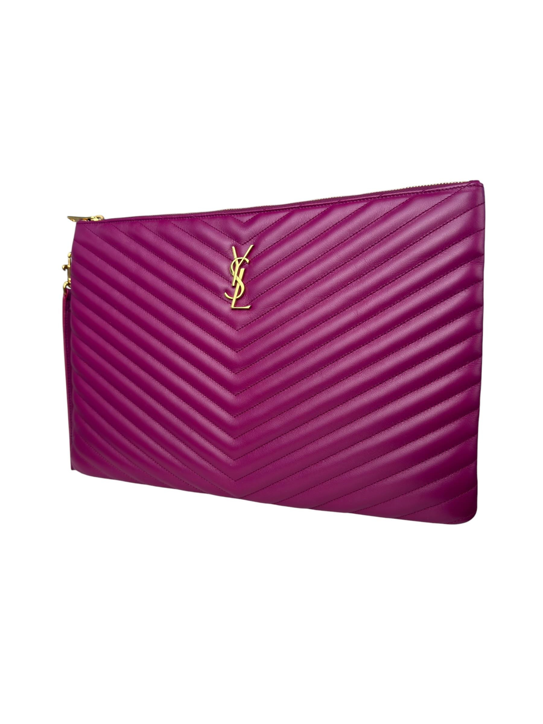 SAINT LAURENT CASSENDRE MATELASSE CLUCTH