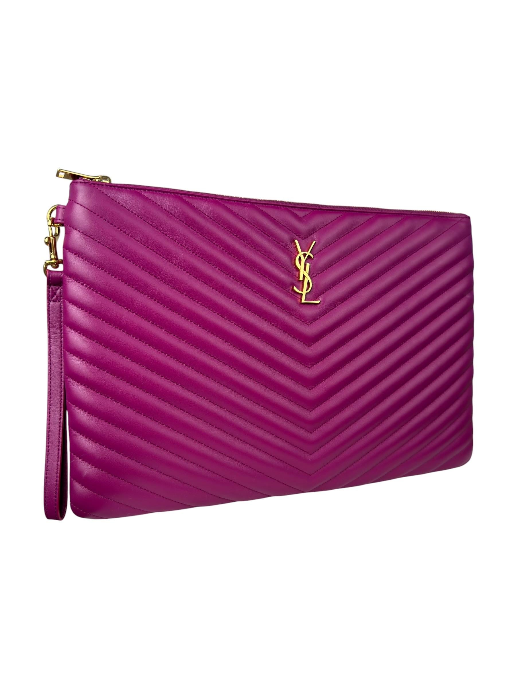 SAINT LAURENT CASSENDRE MATELASSE CLUCTH