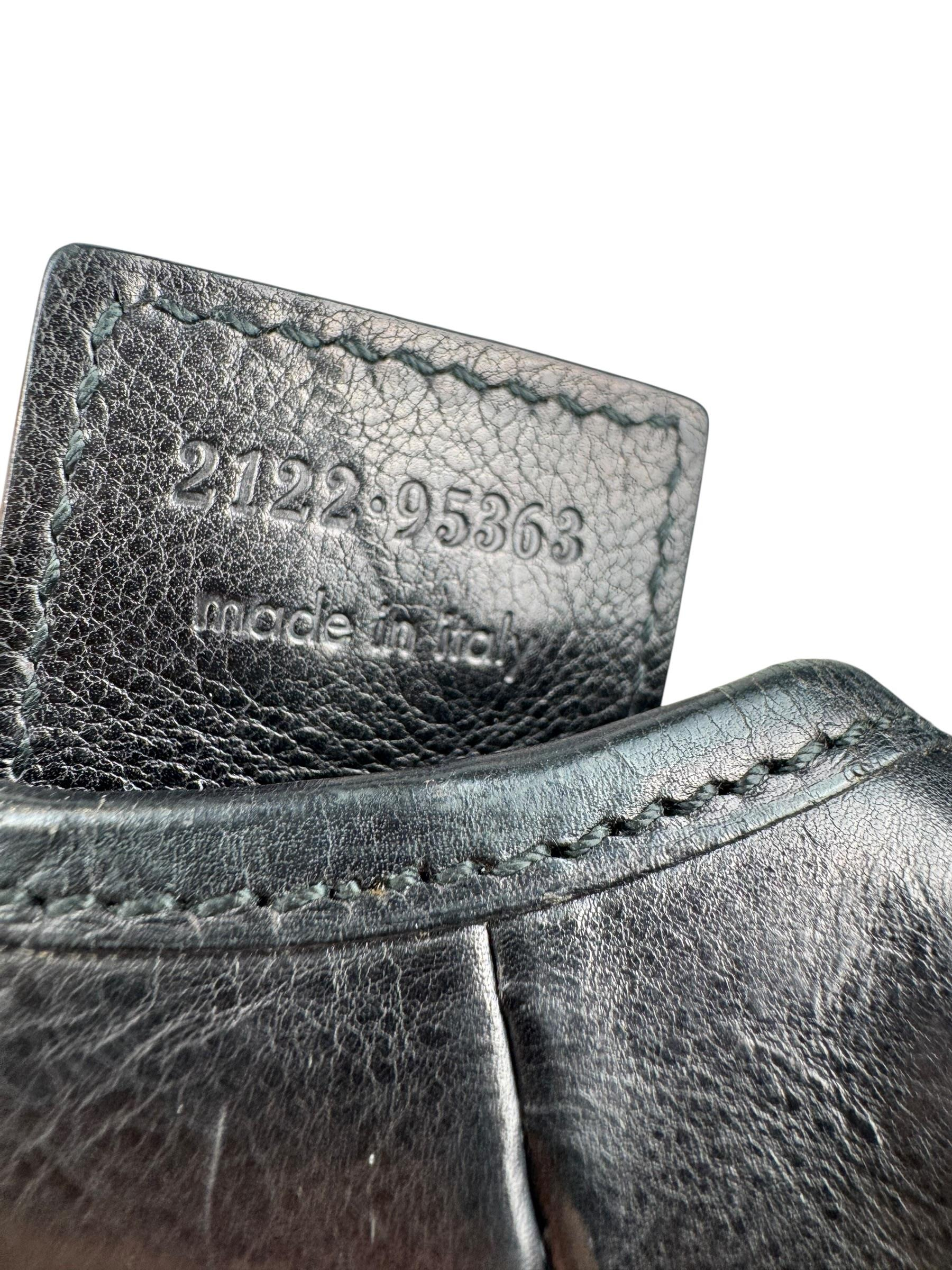 SAINT LAURENT LEATHER MOMBASA SHOULDER BAG