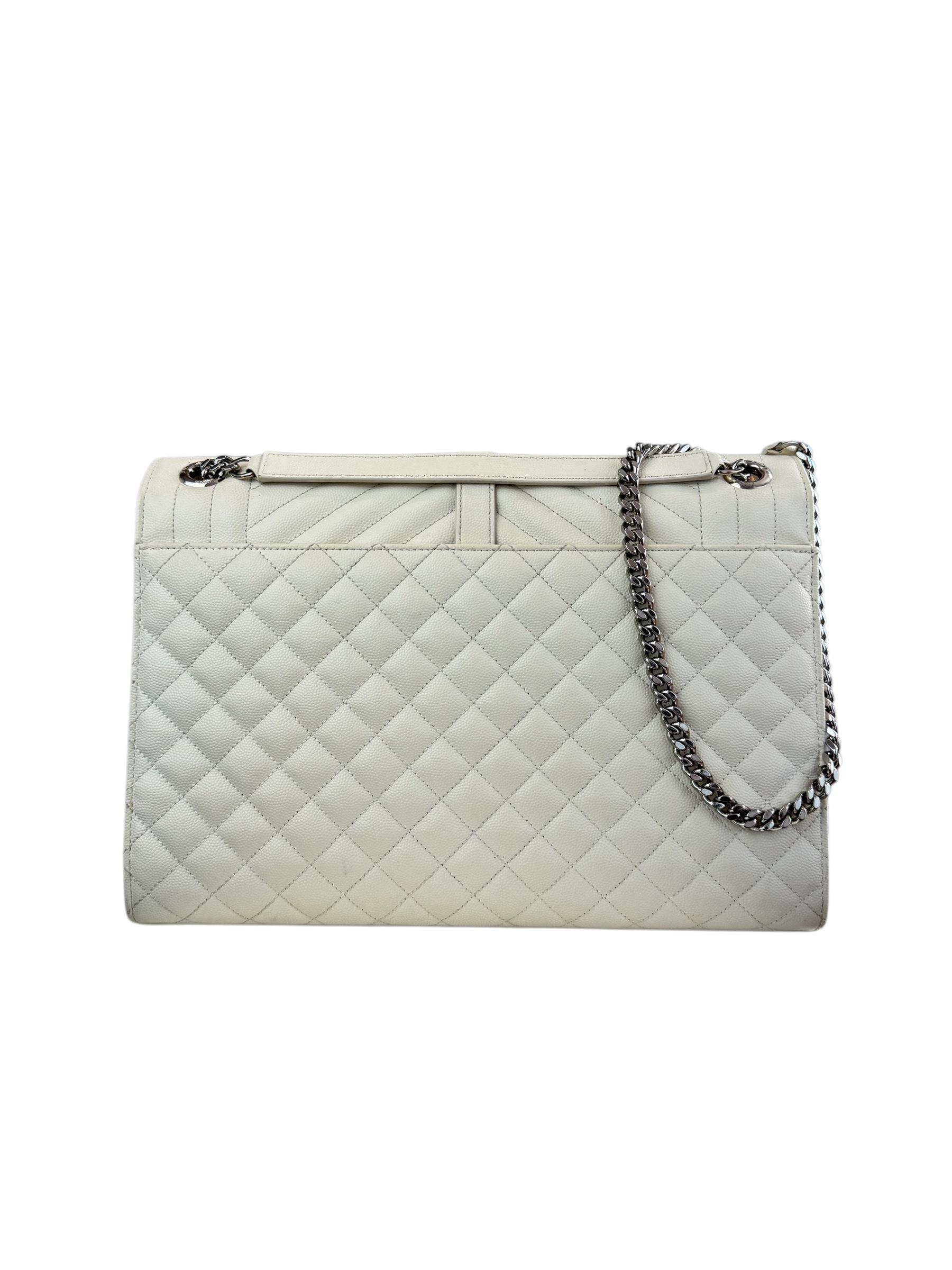 SAINT LAURENT MATELASSE ENVELOPE FLAP BAG