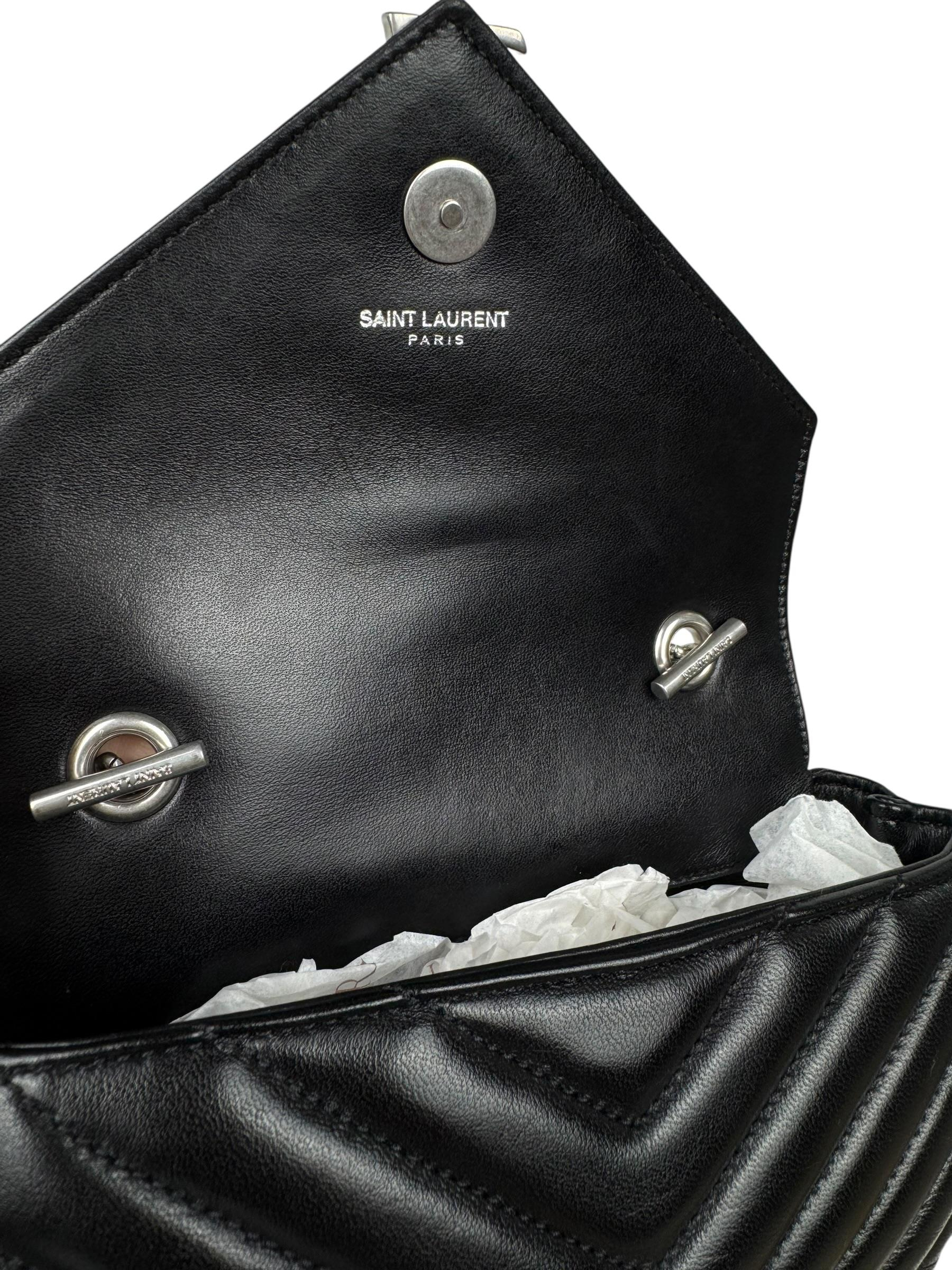SAINT LAURENT MINI LOU LOU CHAIN BAG