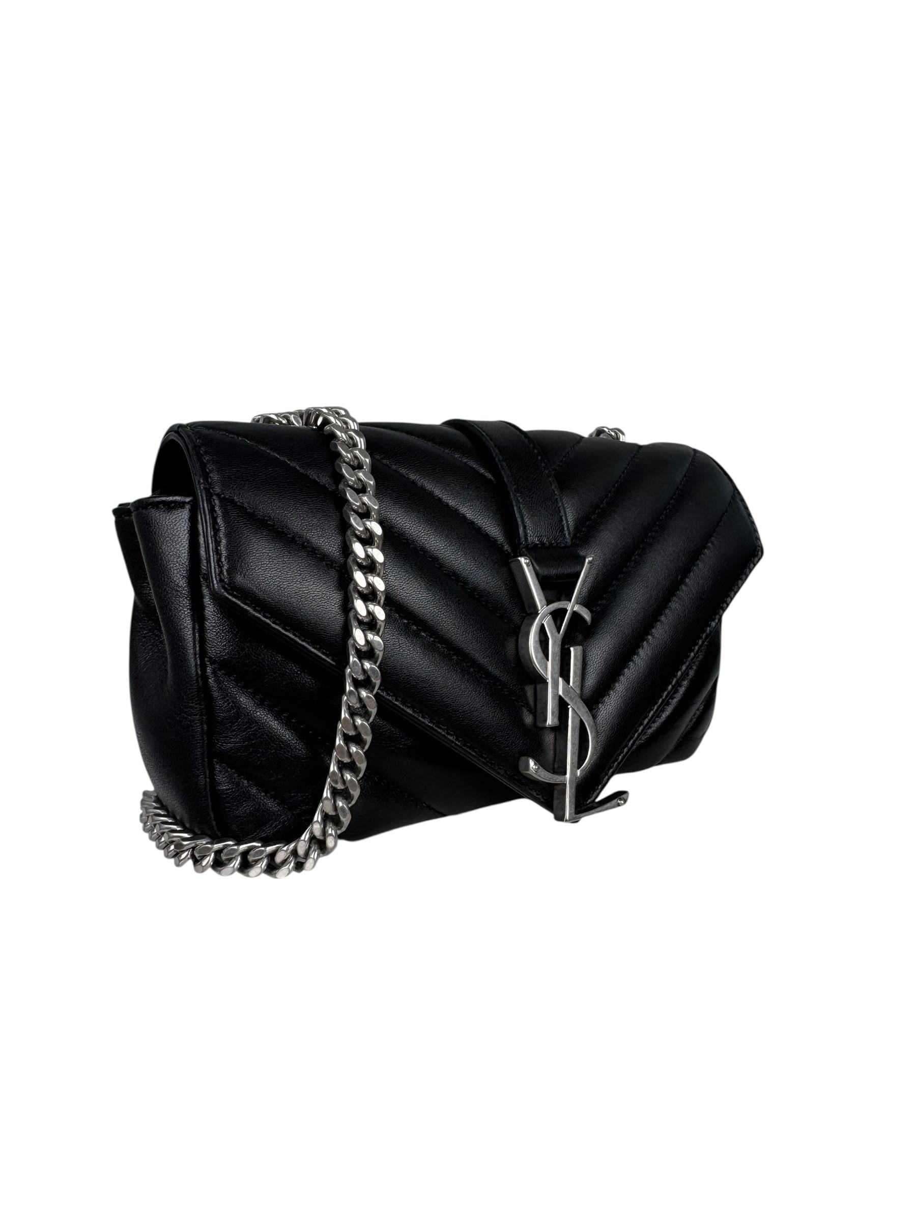 SAINT LAURENT MINI LOU LOU CHAIN BAG