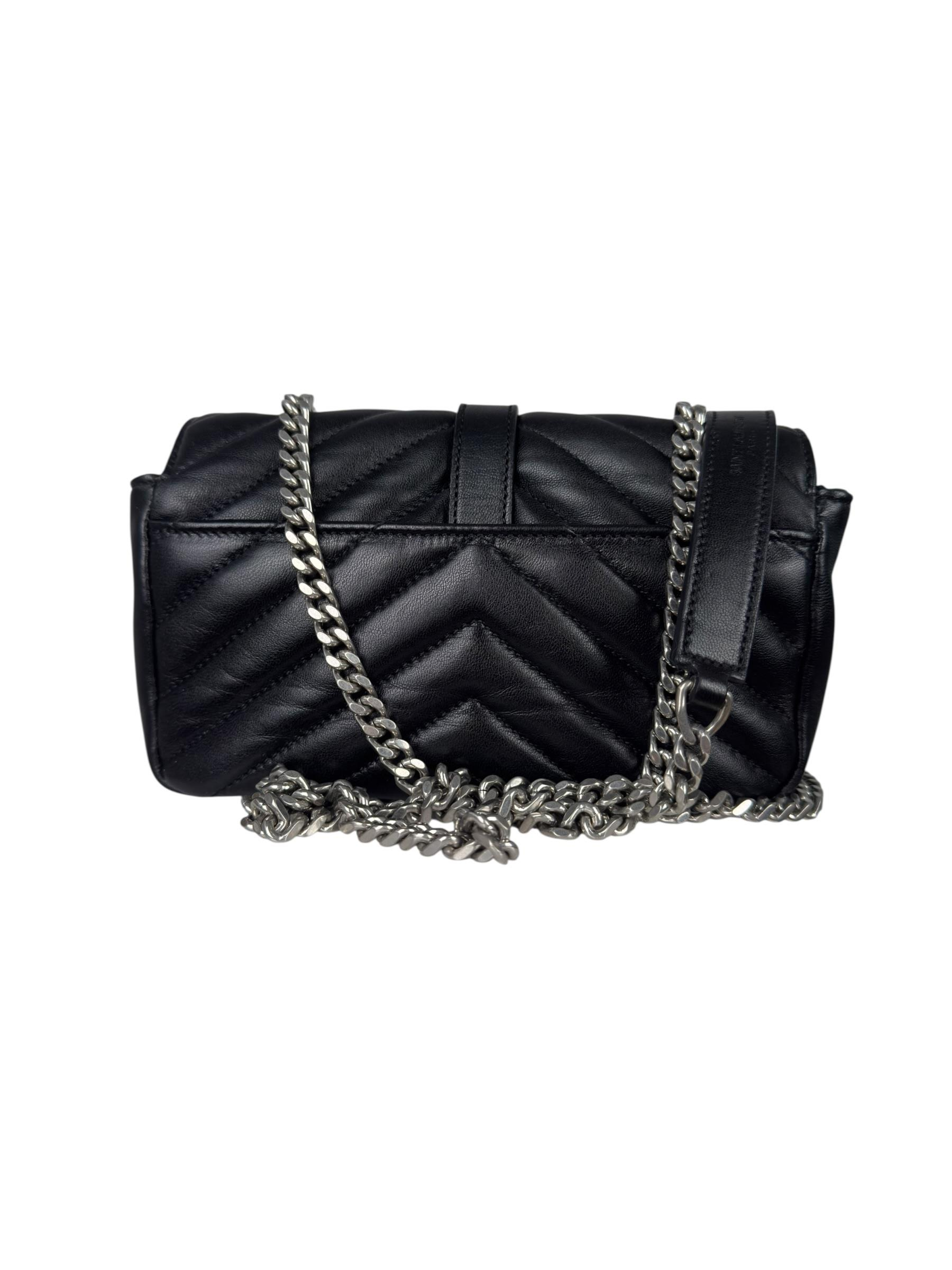 SAINT LAURENT MINI LOU LOU CHAIN BAG