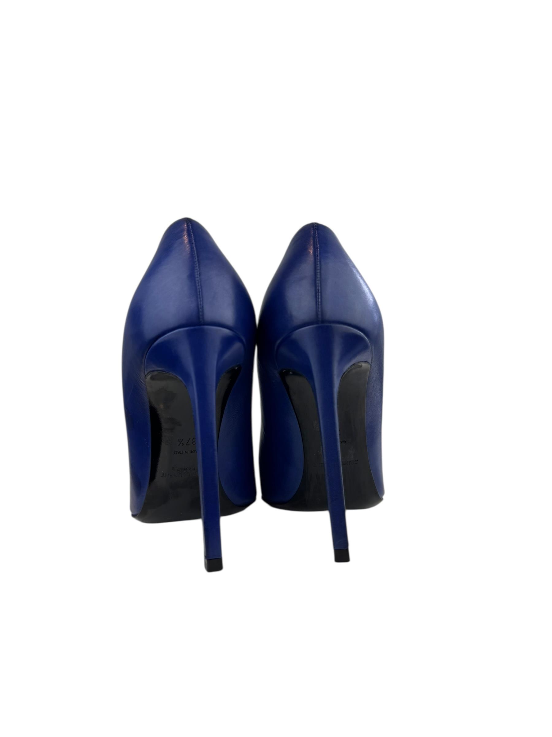 SAINT LAURENT NAVY HEELS